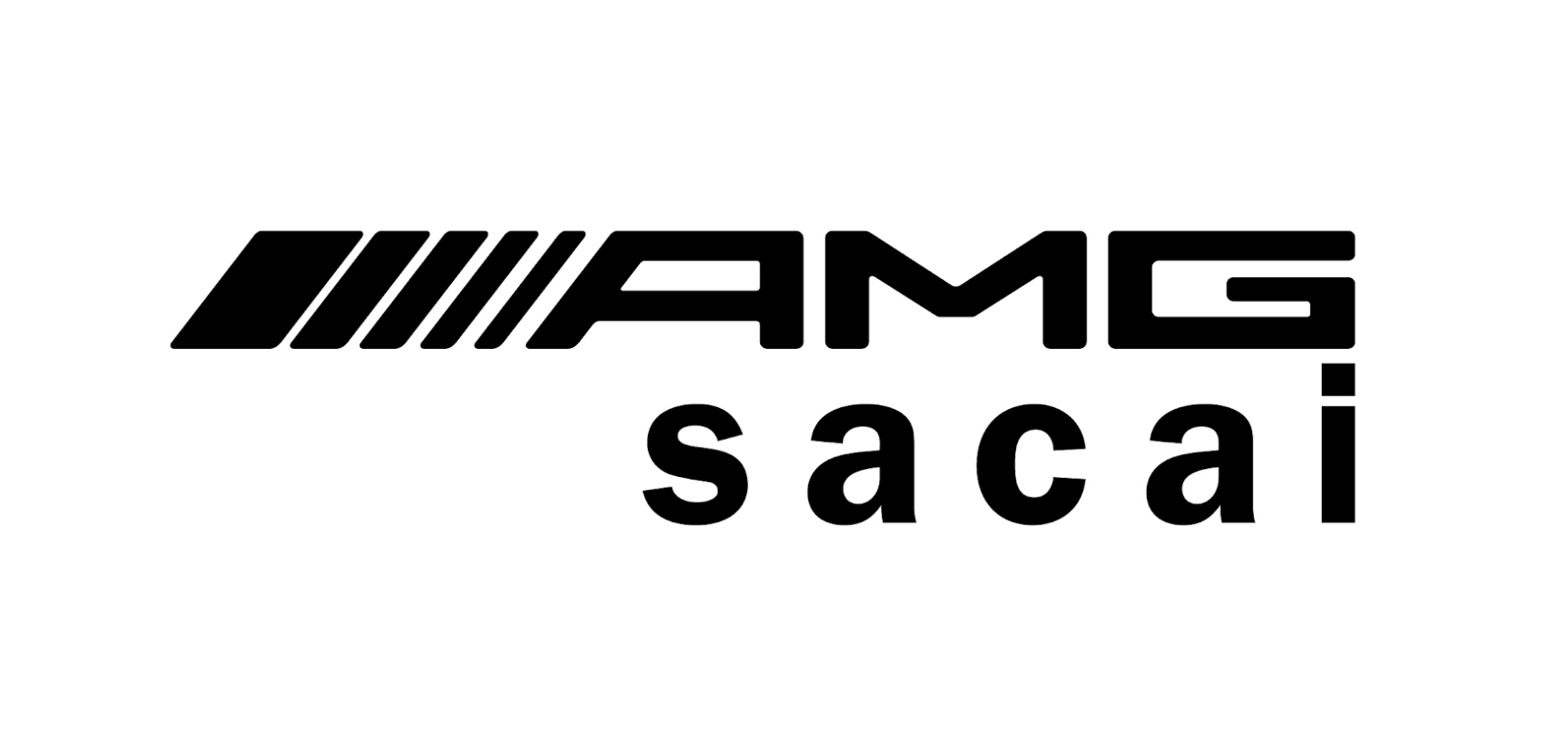 sacai x AMG のカプセルコレクションを GT と共に展開。