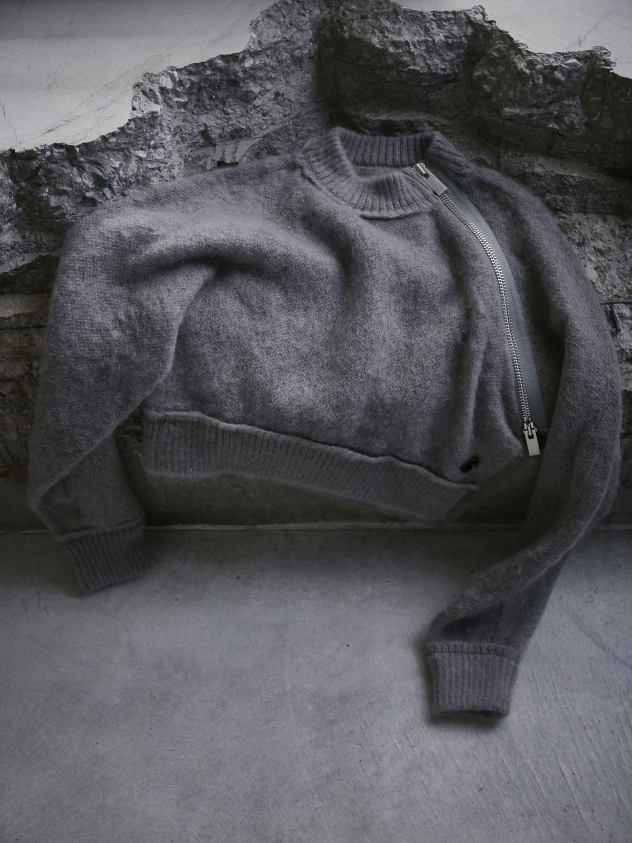 s Mohair Knit Pullover