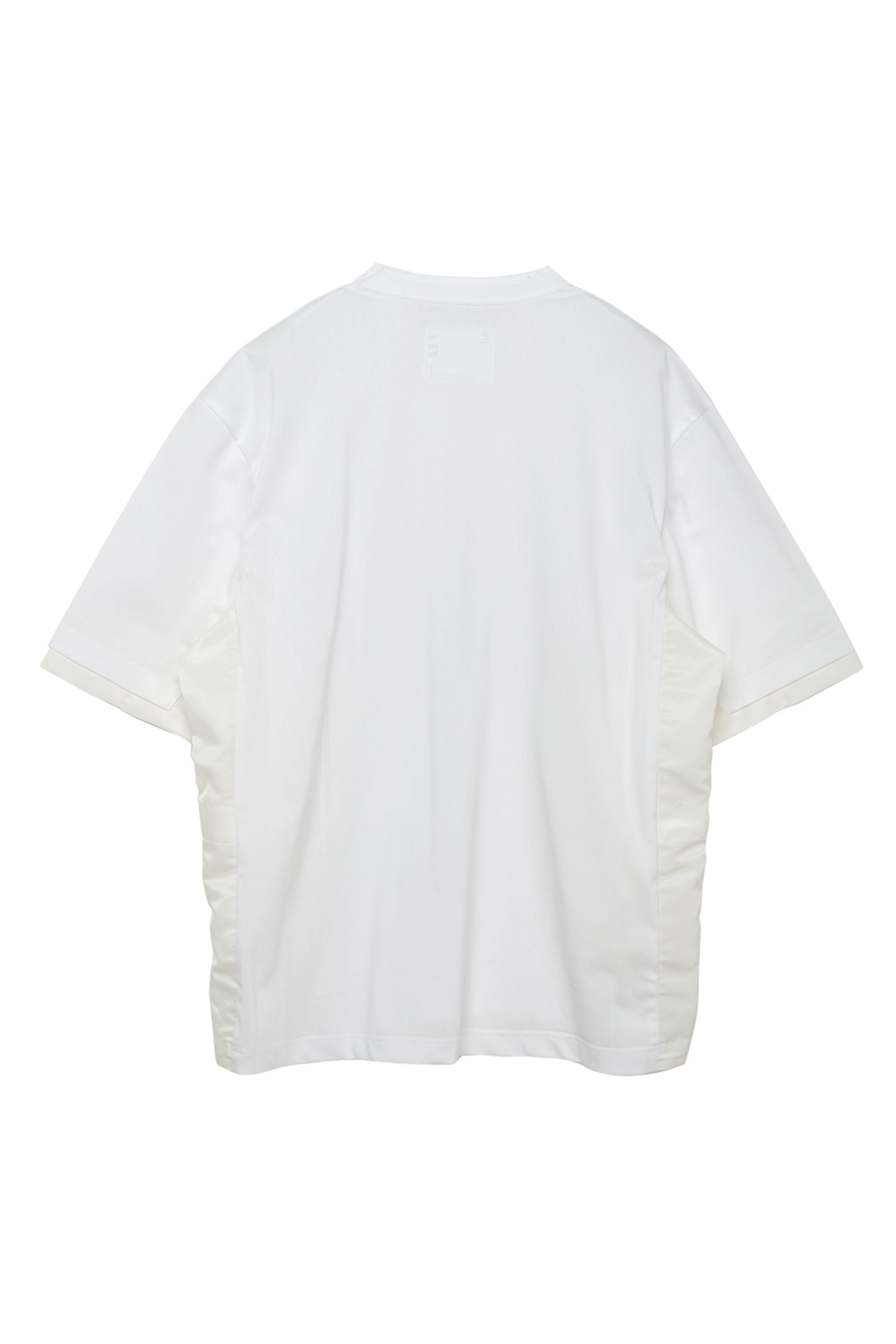 Nylon Twill x Cotton Jersey T-Shirt