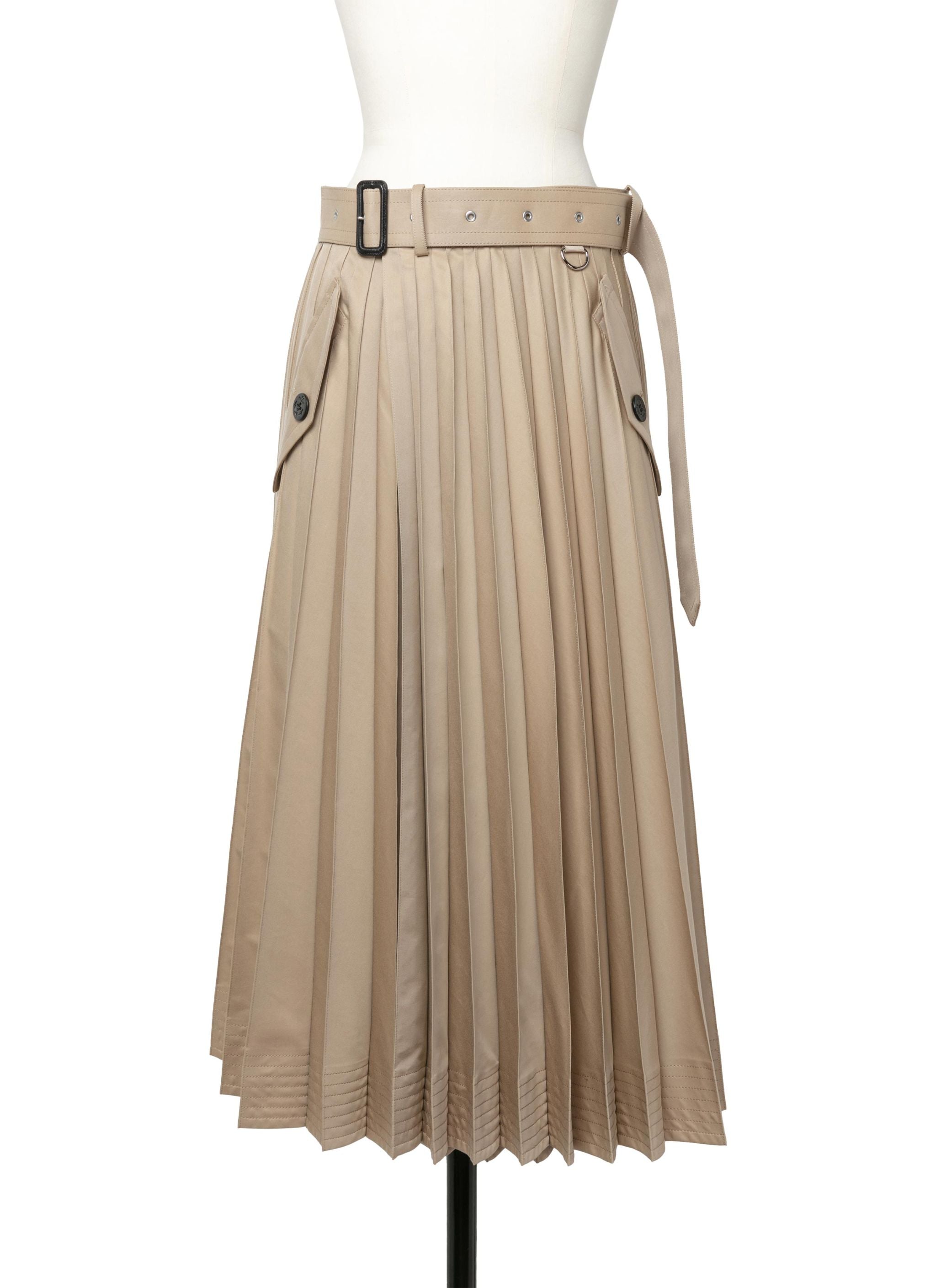 Cotton Gabardine Skirt