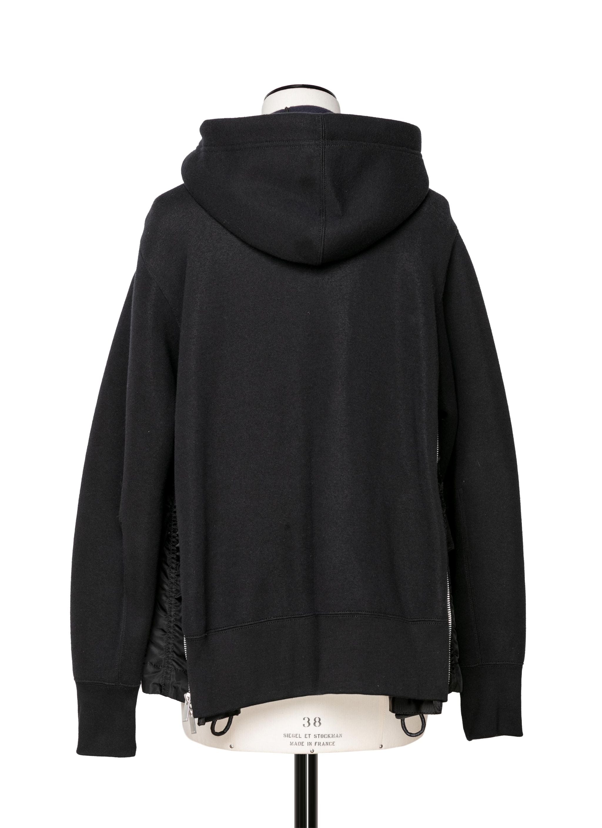 Sponge Sweat x Nylon Twill Hoodie