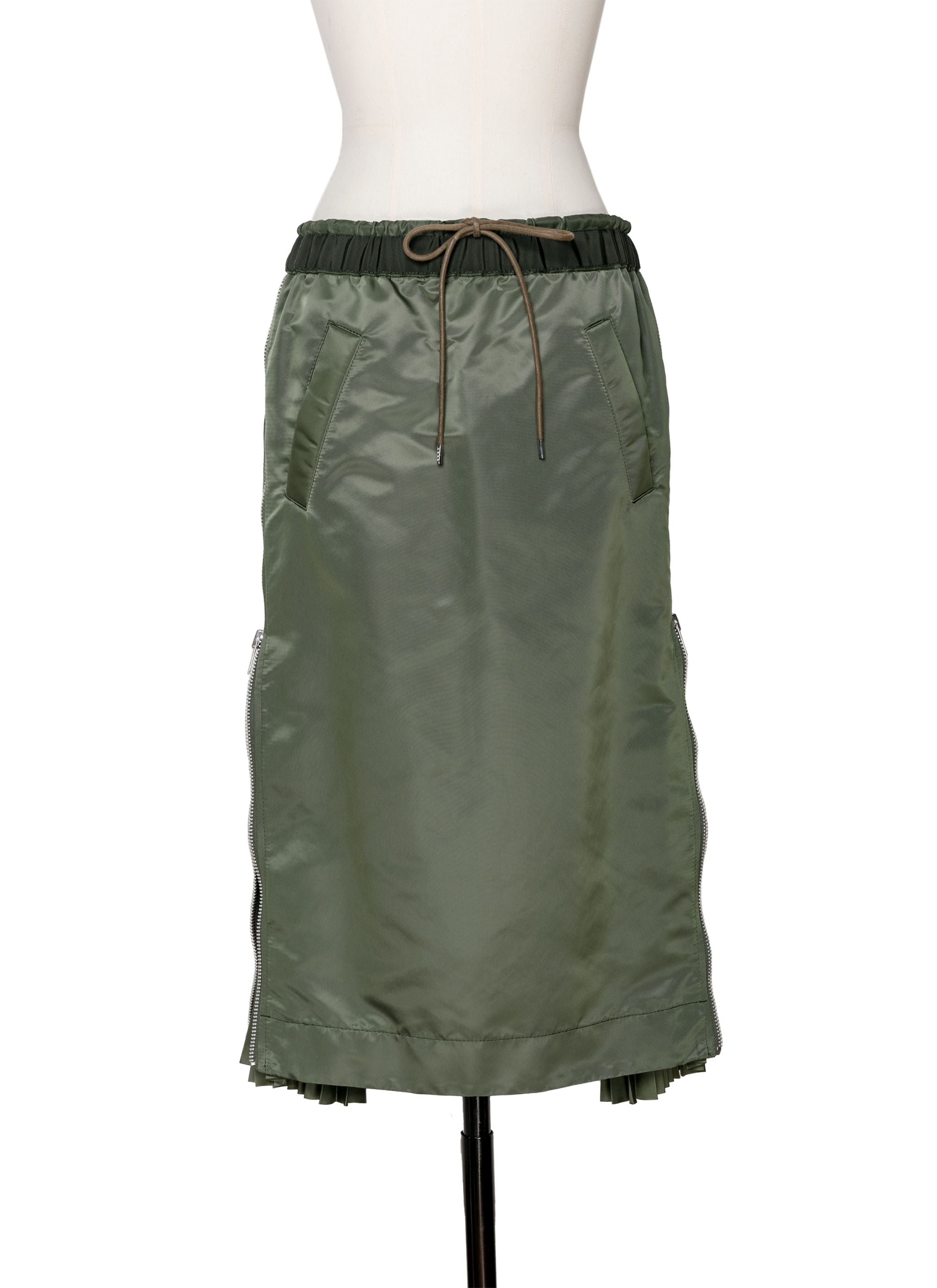 Nylon Twill Skirt