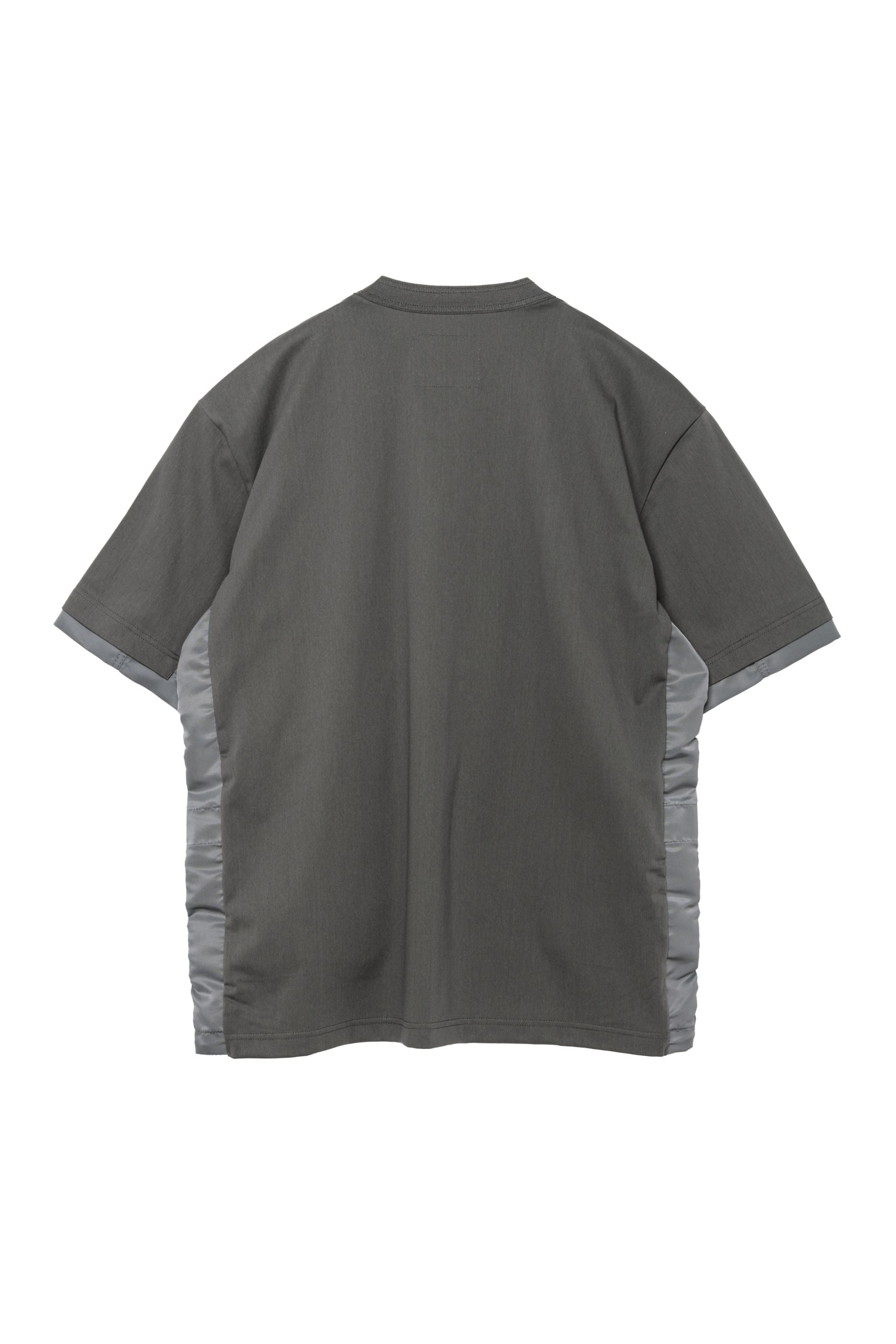 Nylon Twill x Cotton Jersey T-Shirt