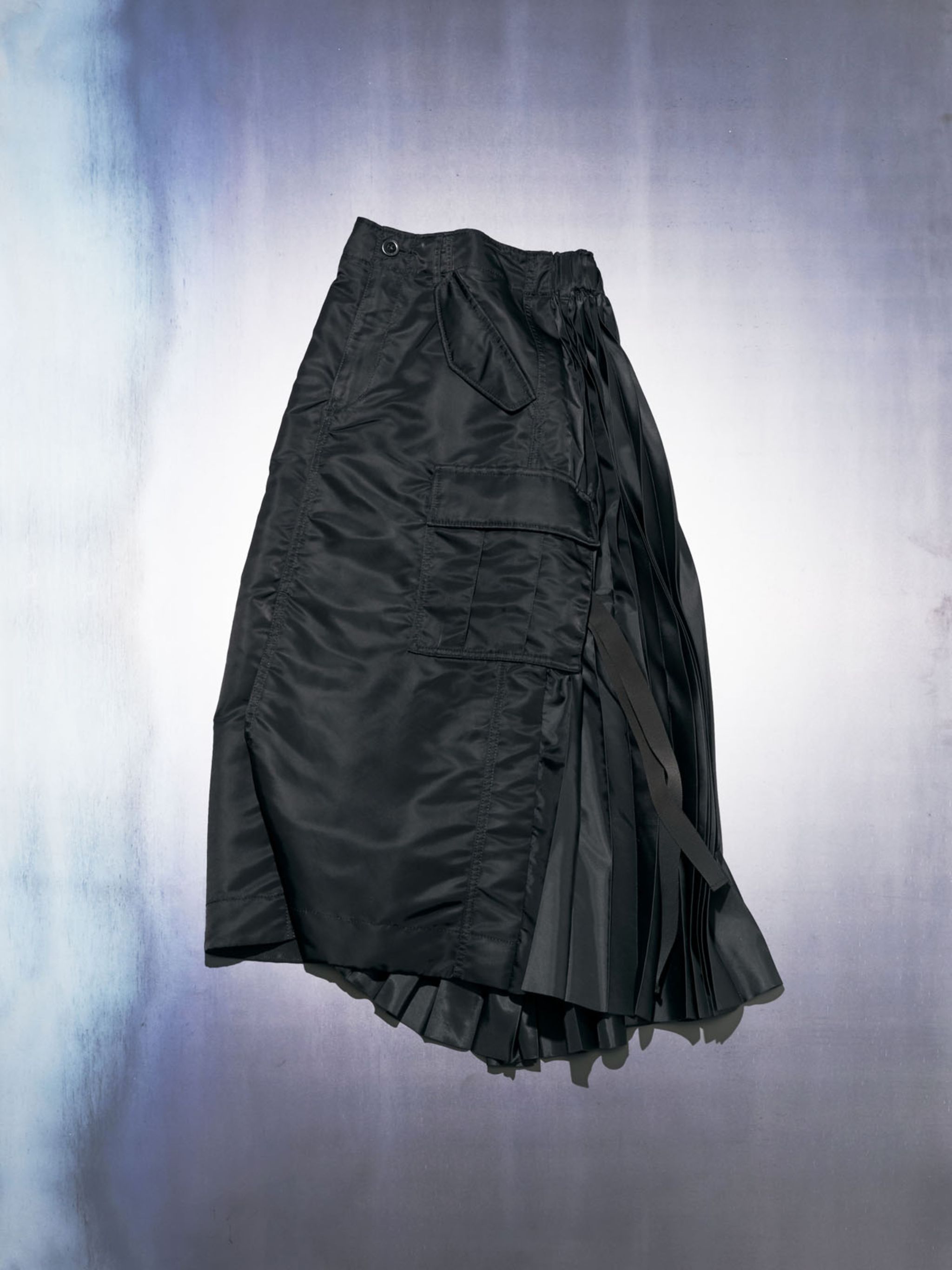 Nylon Twill Skirt