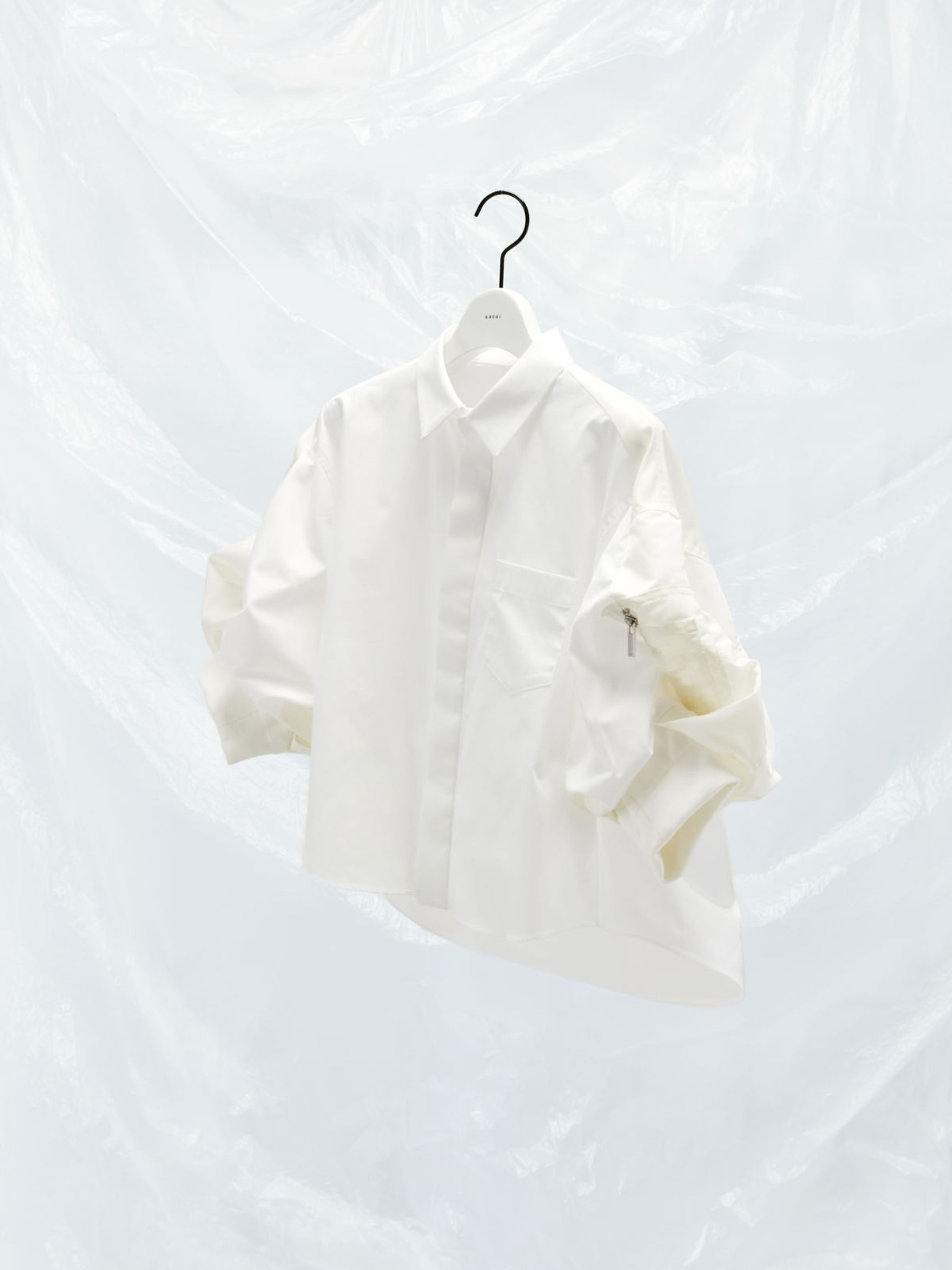 Cotton Poplin x Nylon Twill Shirt