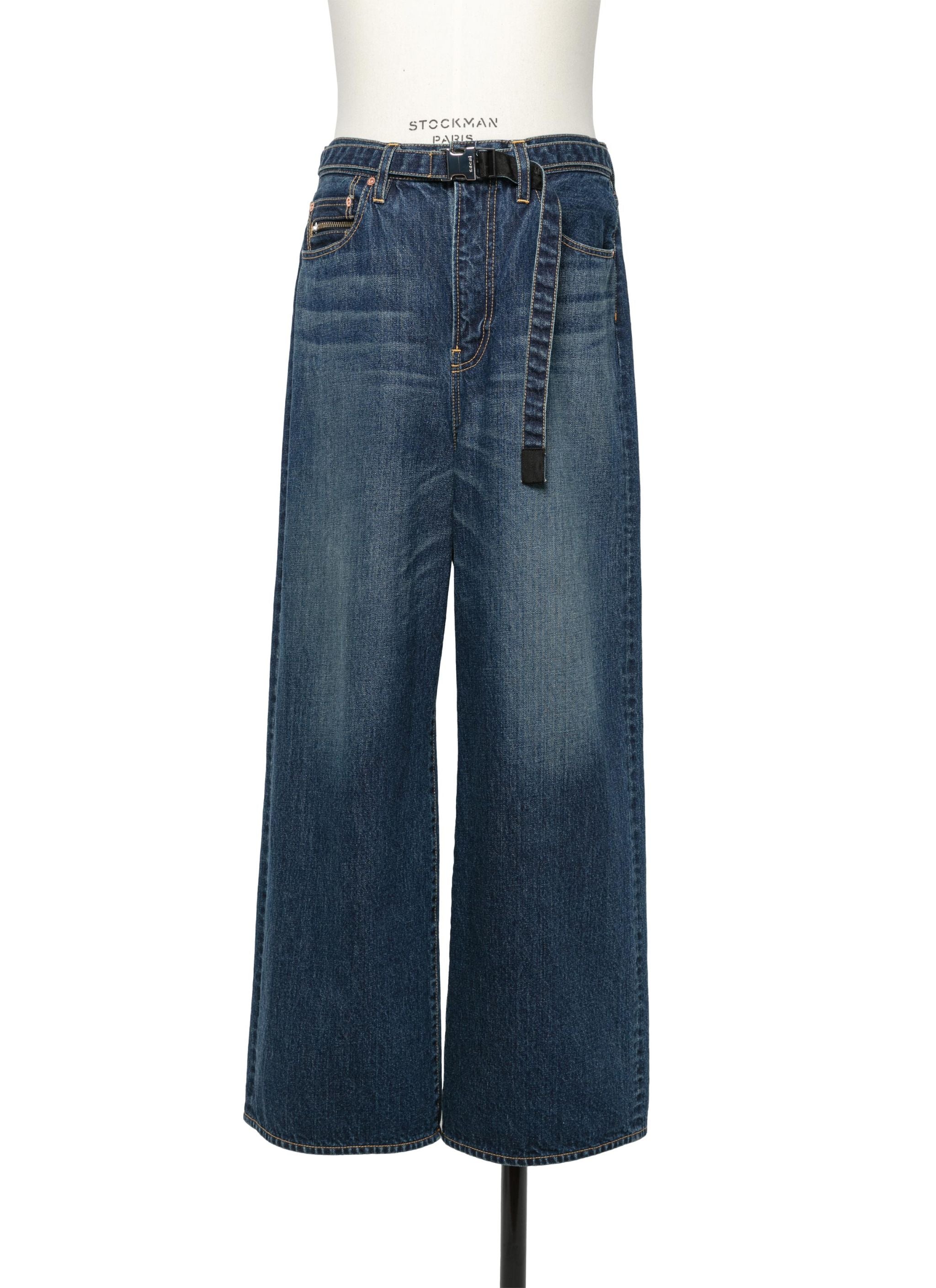 Wide Denim Pants