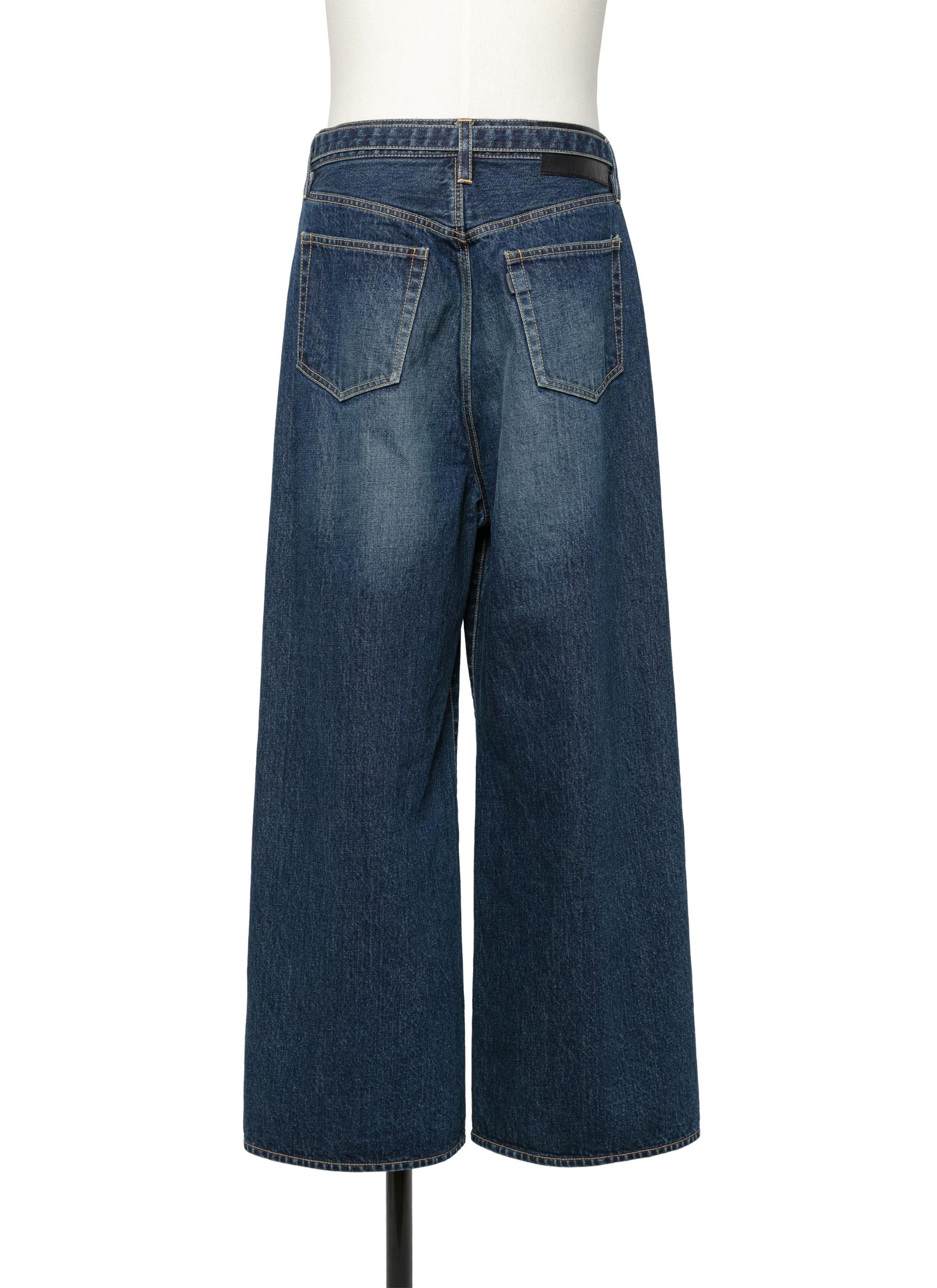 Wide Denim Pants