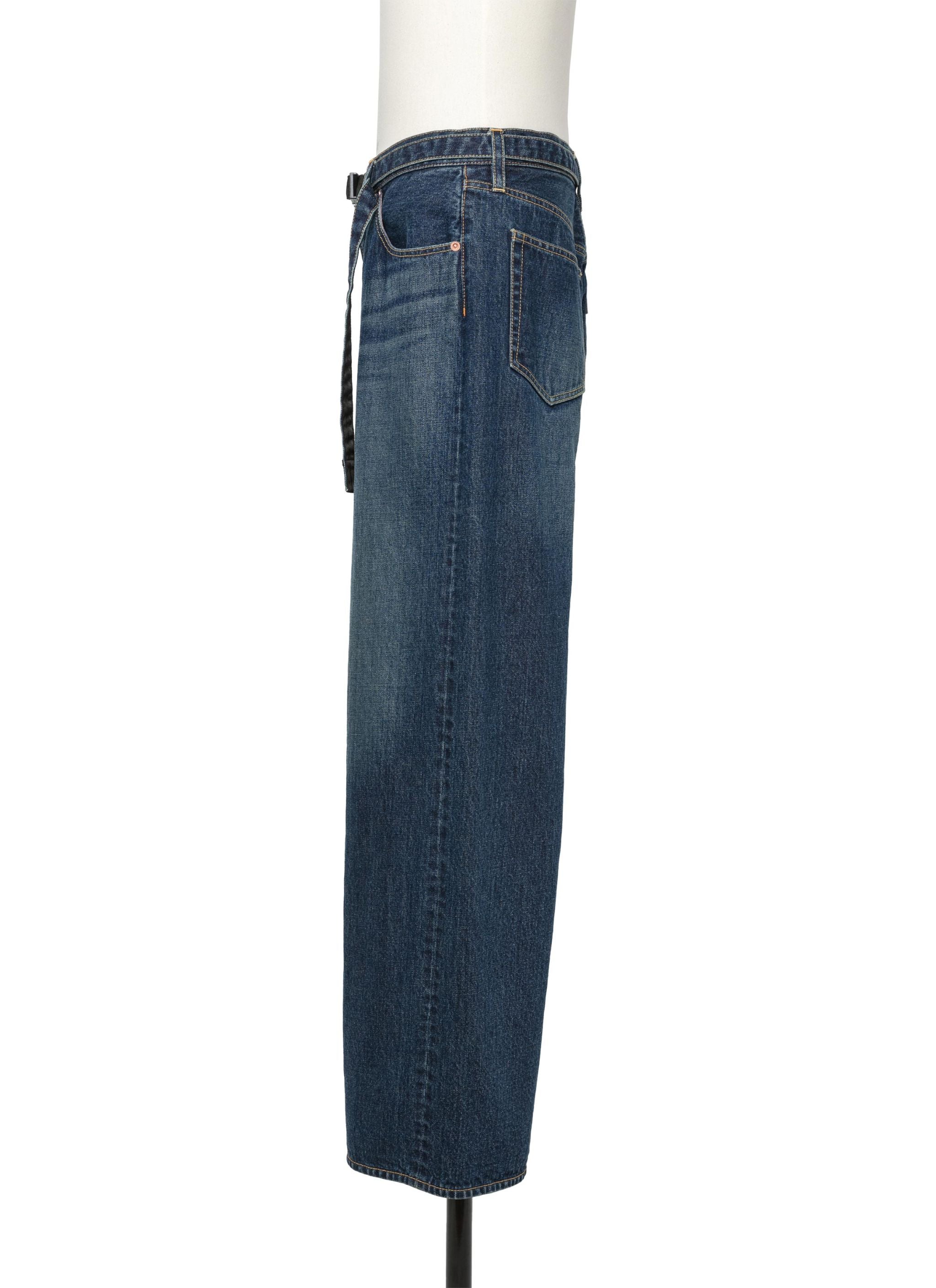 Wide Denim Pants