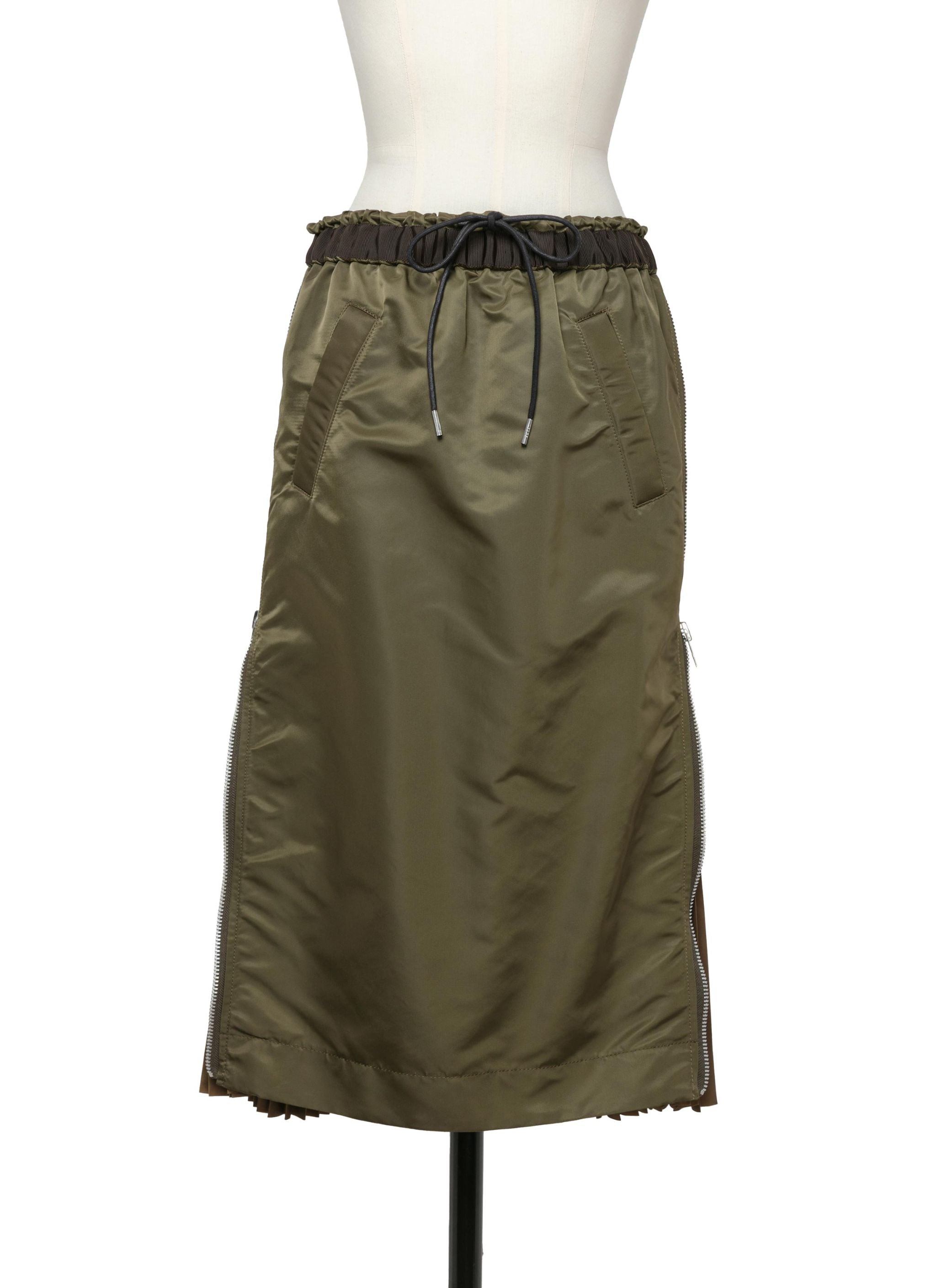 Nylon Twill Skirt