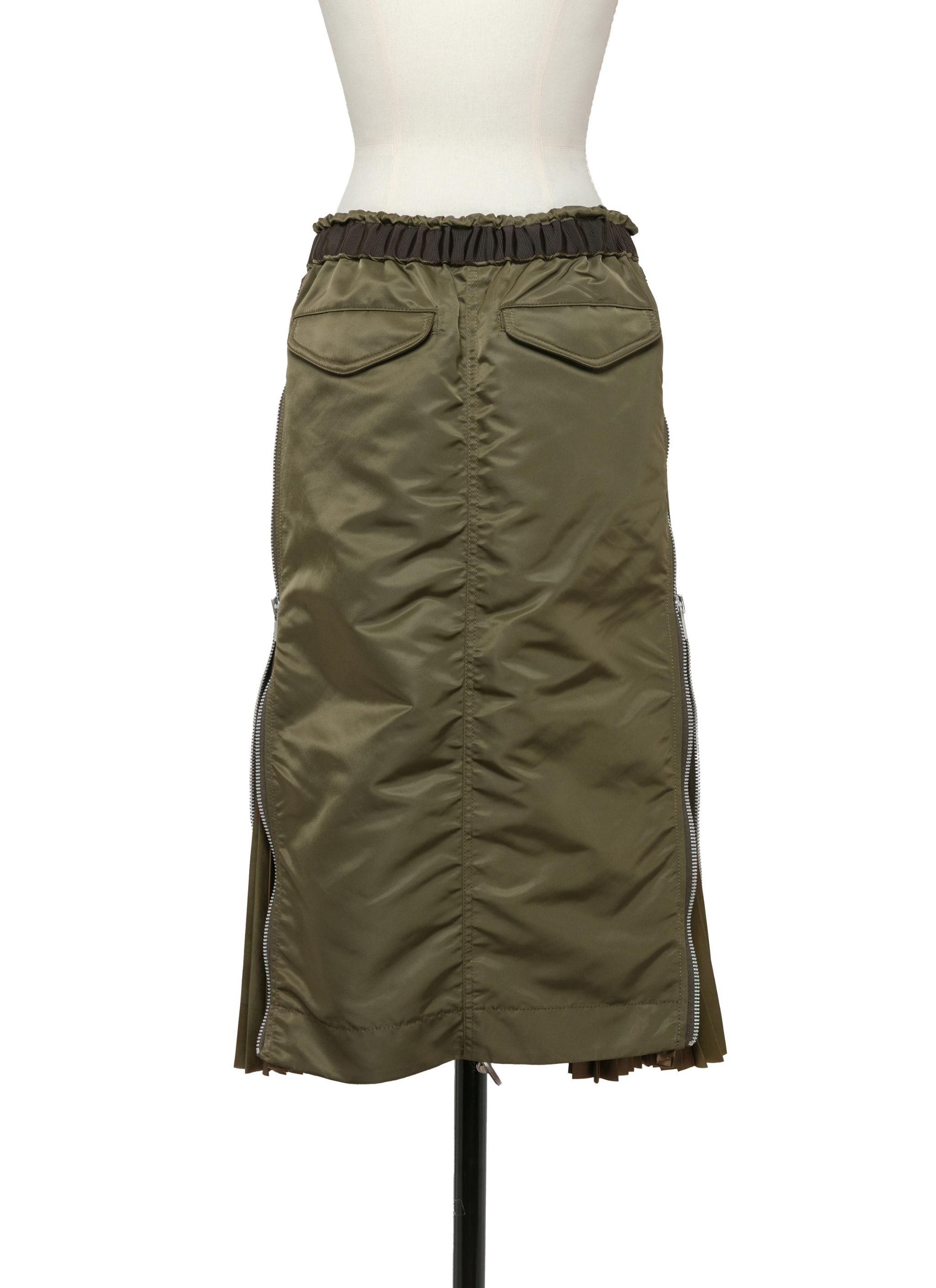 Nylon Twill Skirt