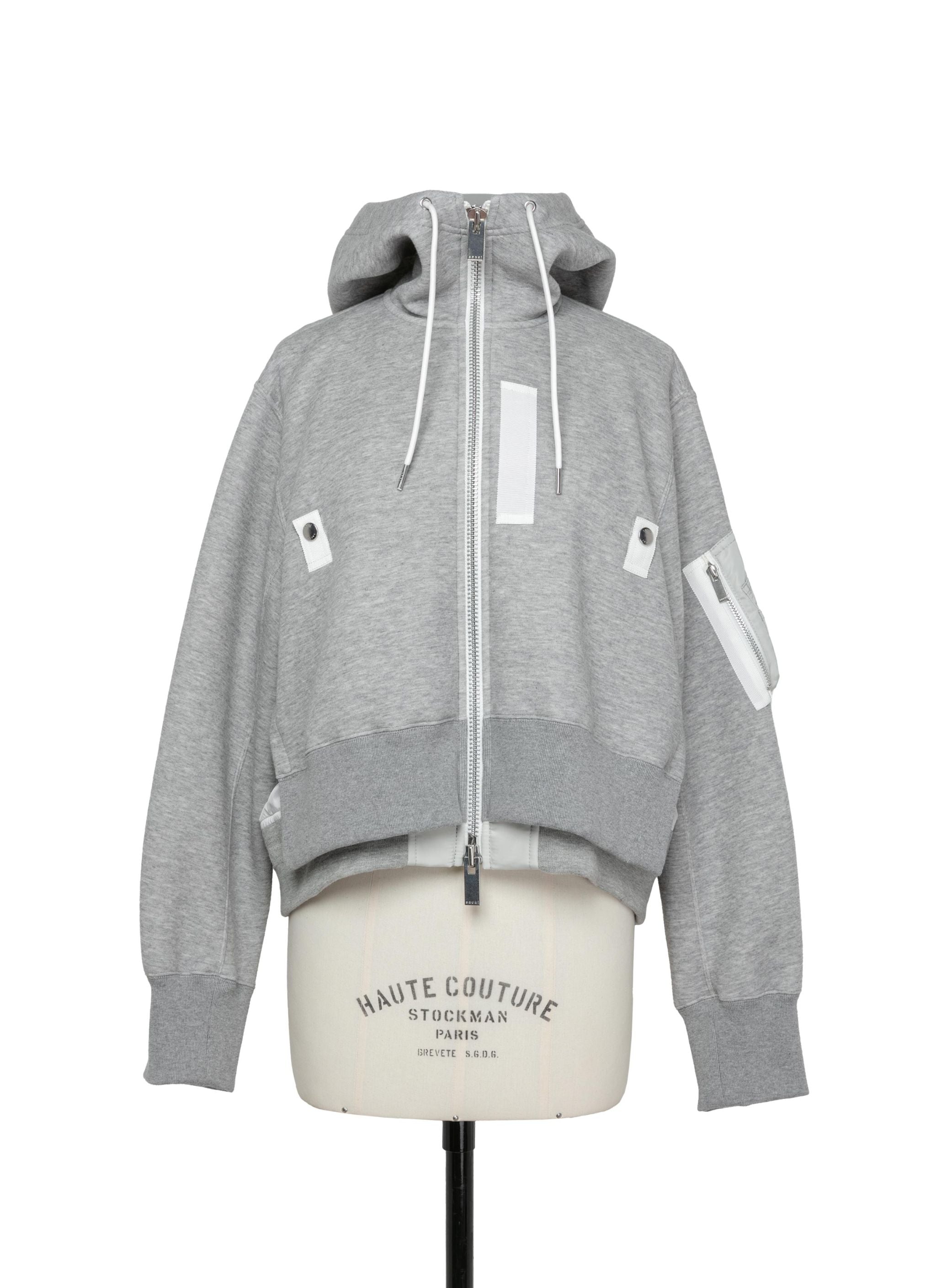 Sponge Sweat x Nylon Twill Hoodie