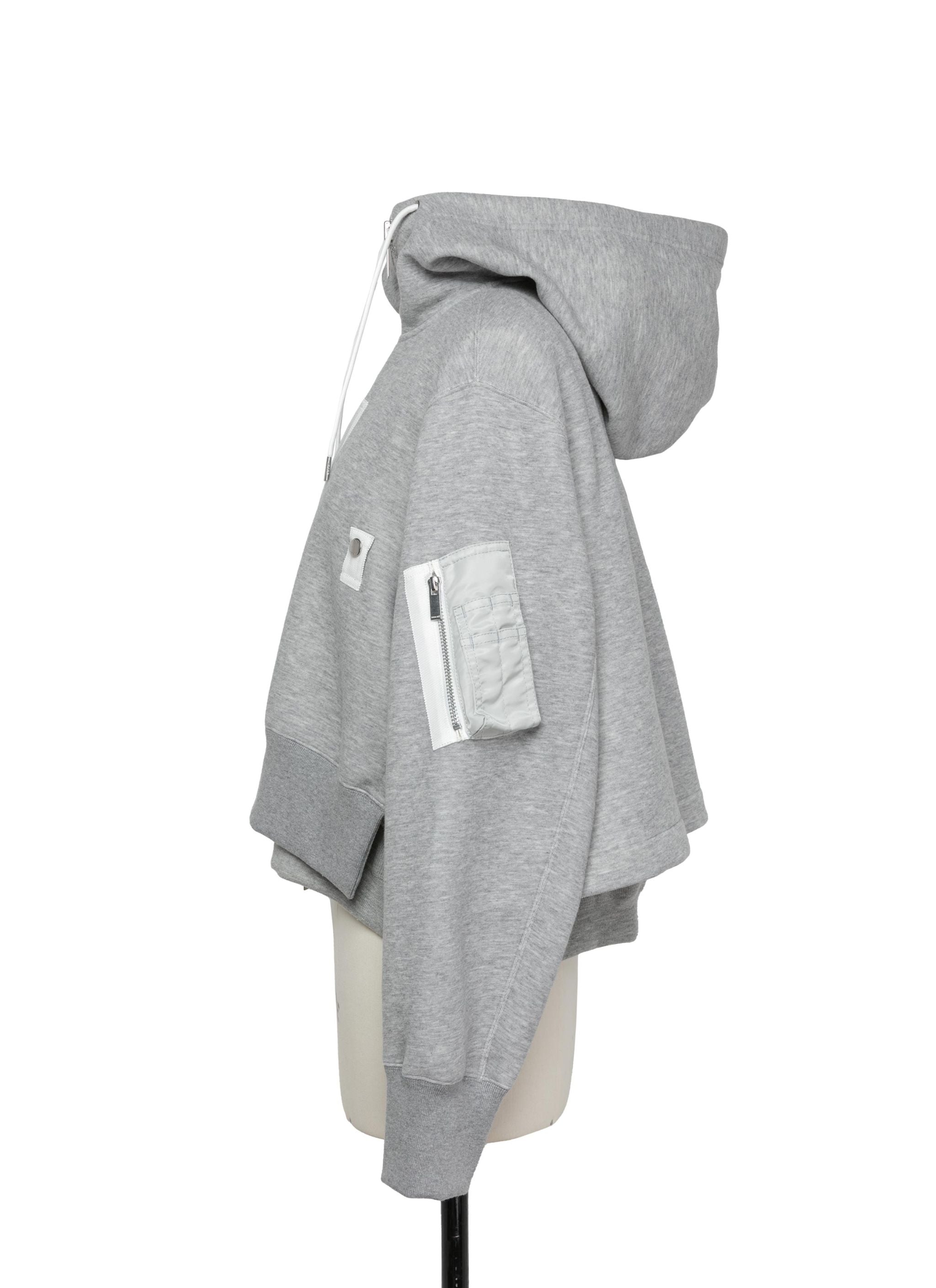 Sponge Sweat x Nylon Twill Hoodie