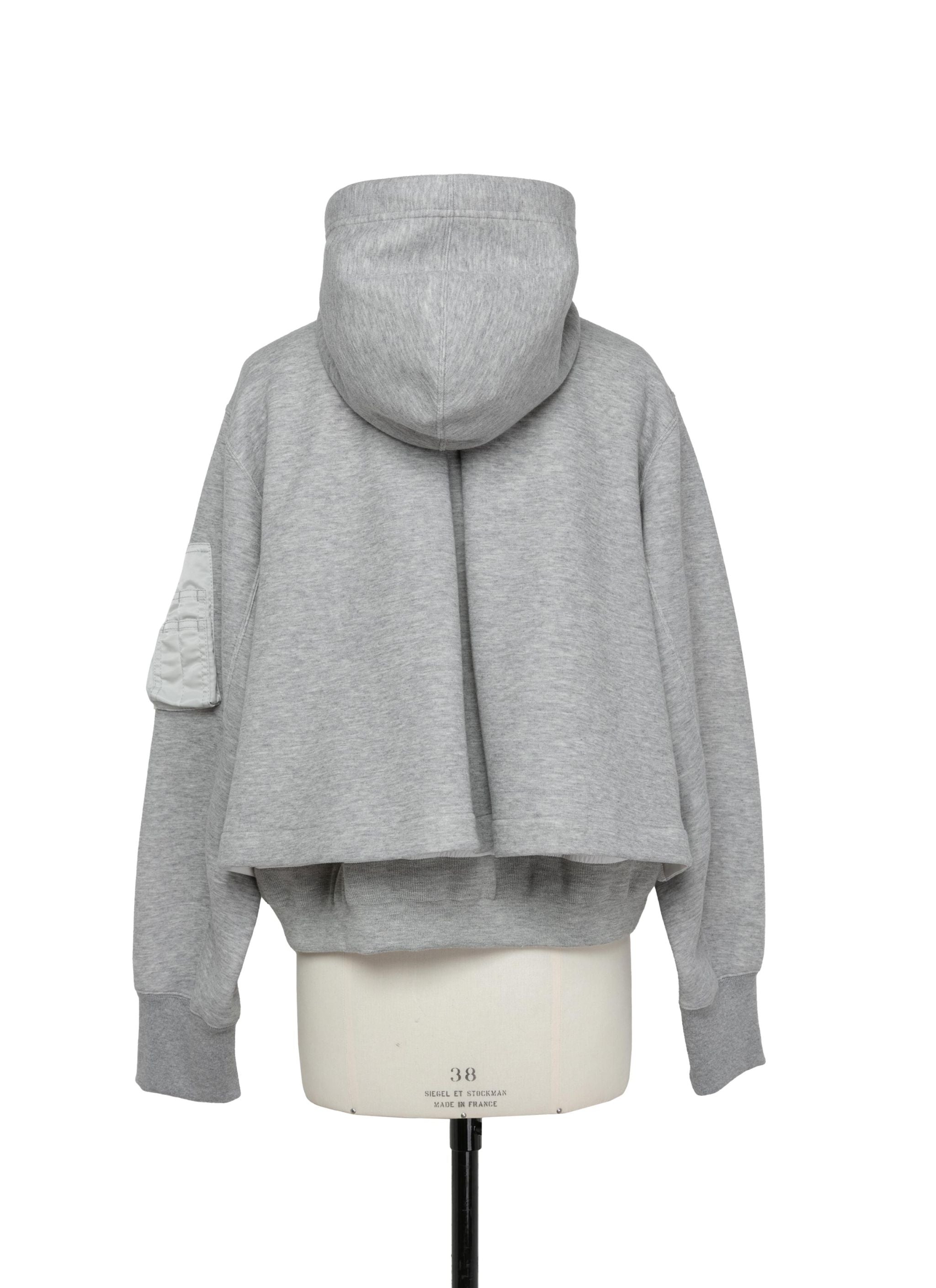 Sponge Sweat x Nylon Twill Hoodie