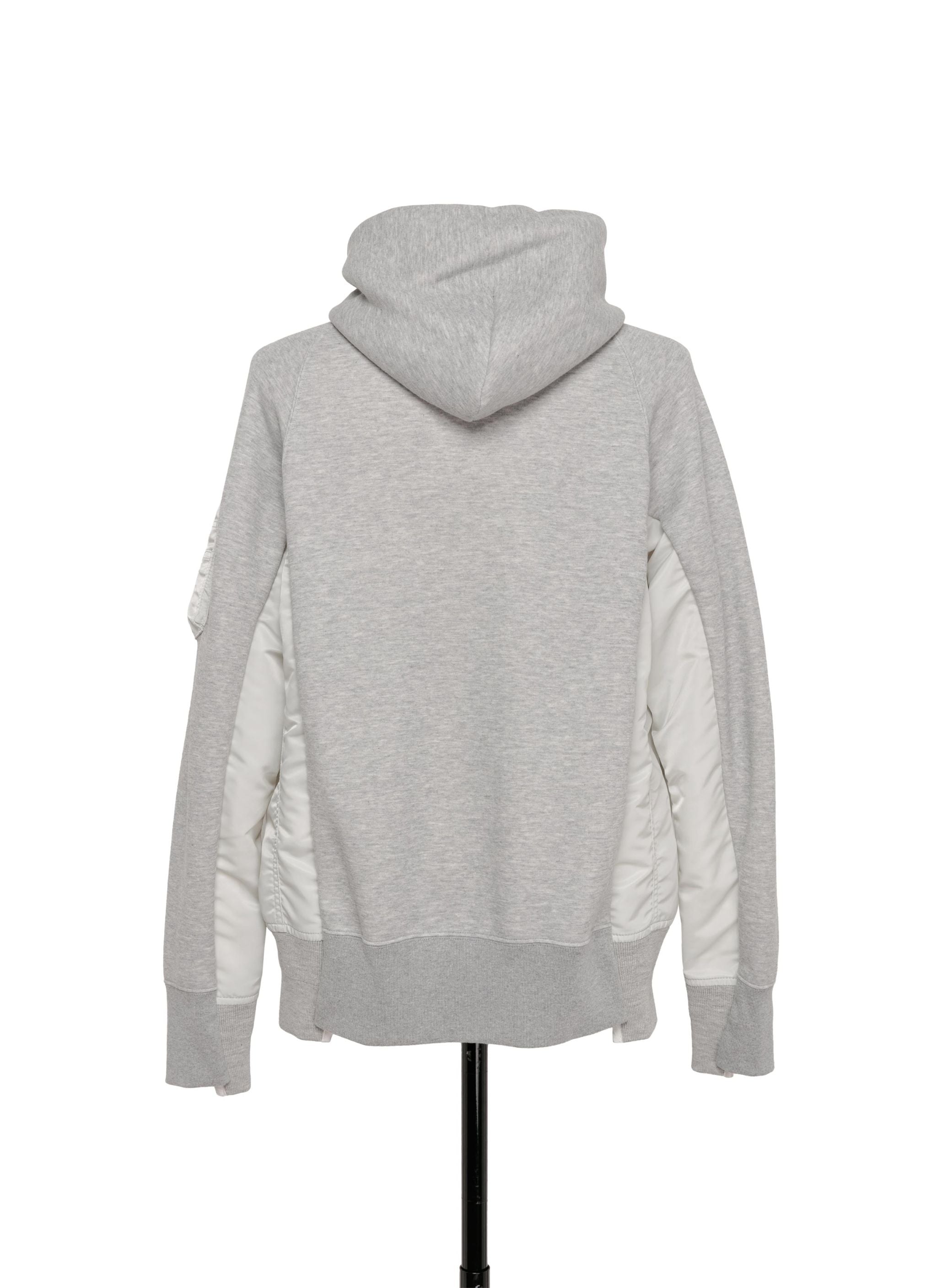 Sponge Sweat x Nylon Twill Hoodie