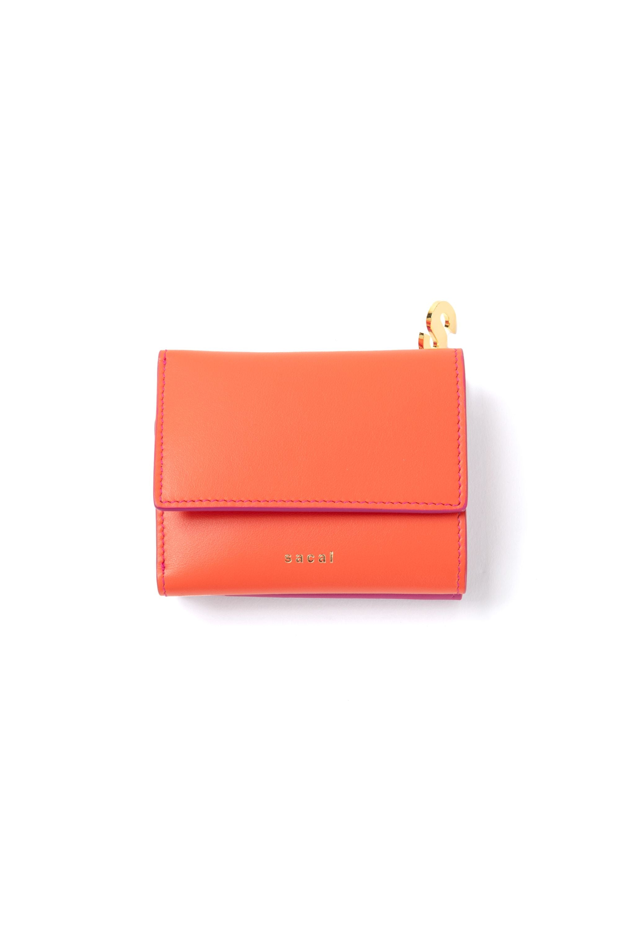 Bicolor Trifold Wallet