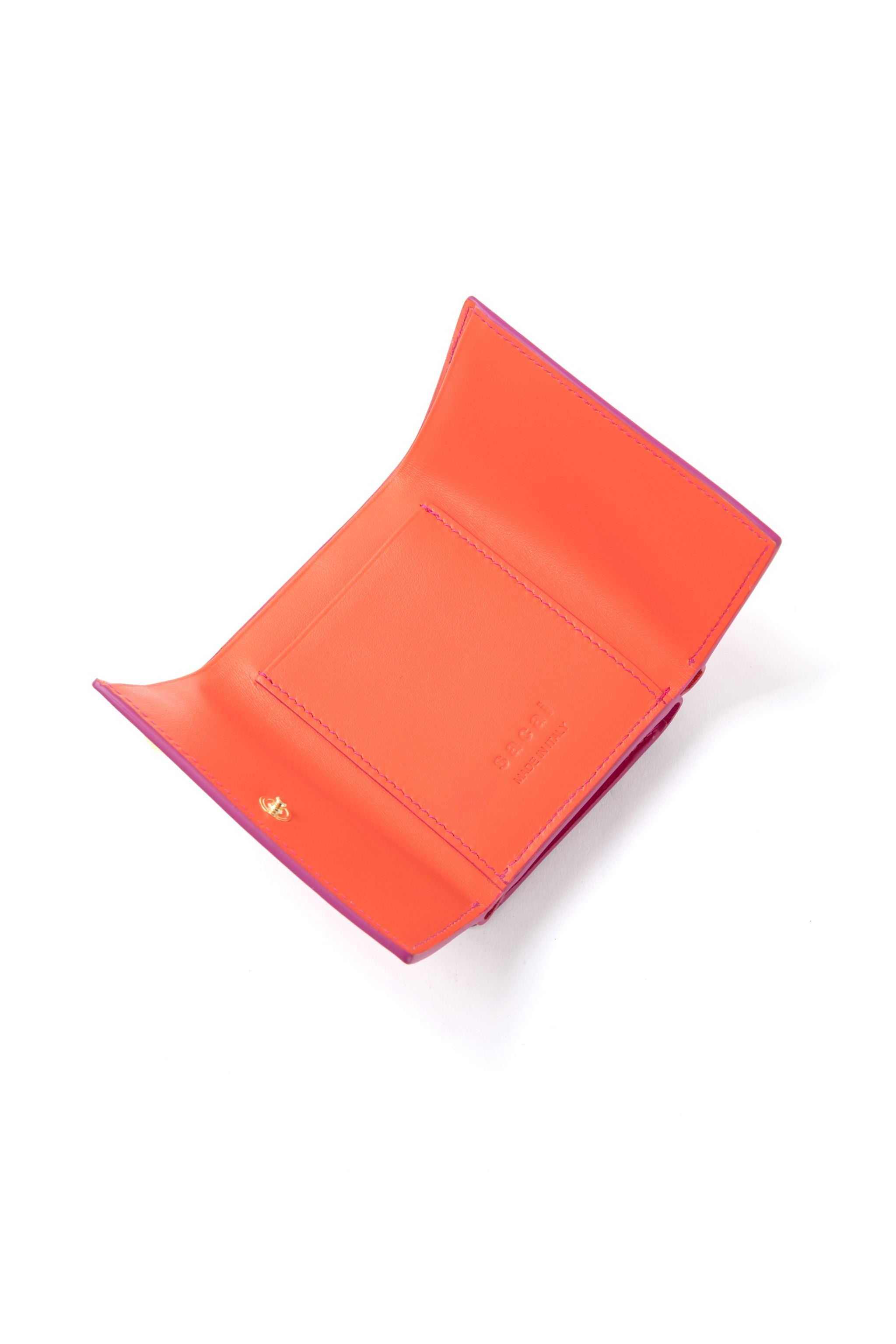 Bicolor Trifold Wallet