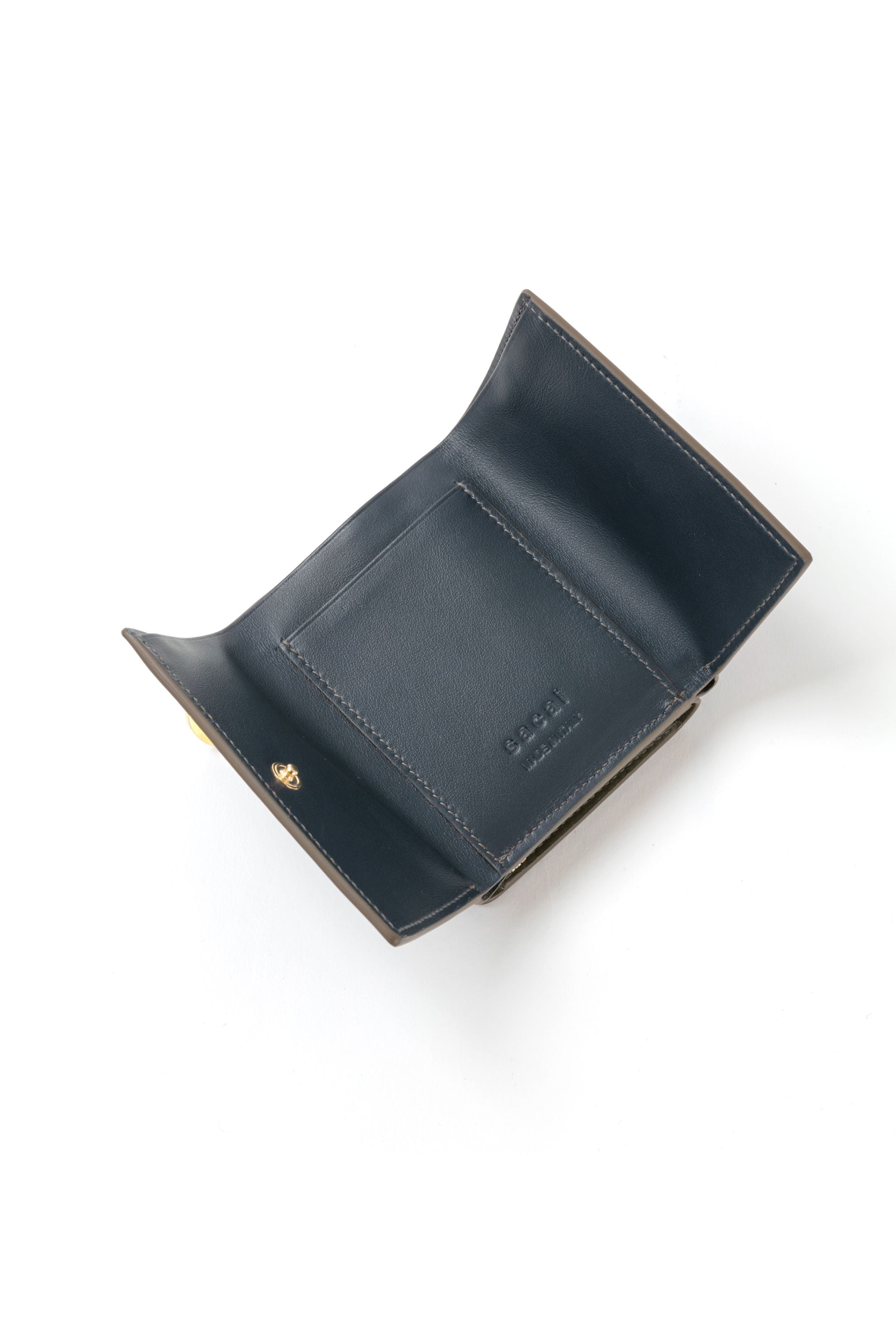 Bicolor Trifold Wallet