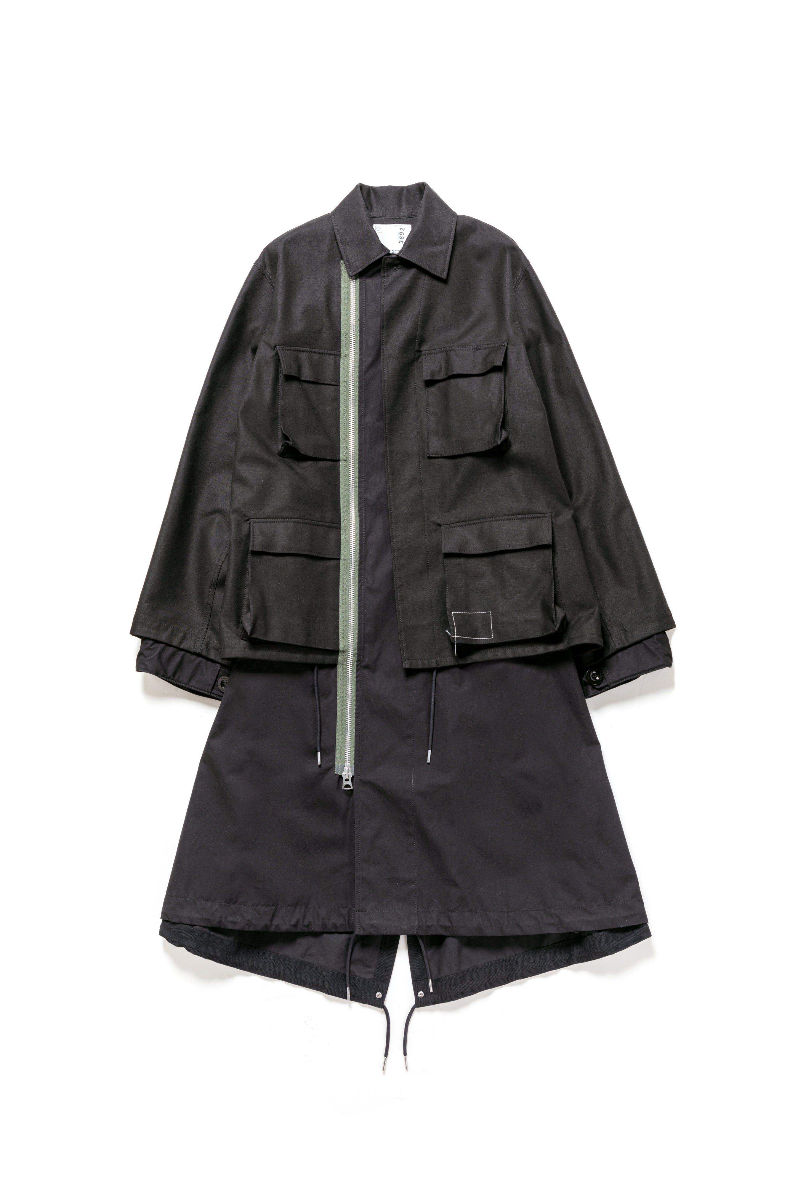 WTAPS Cotton Back Satin Coat