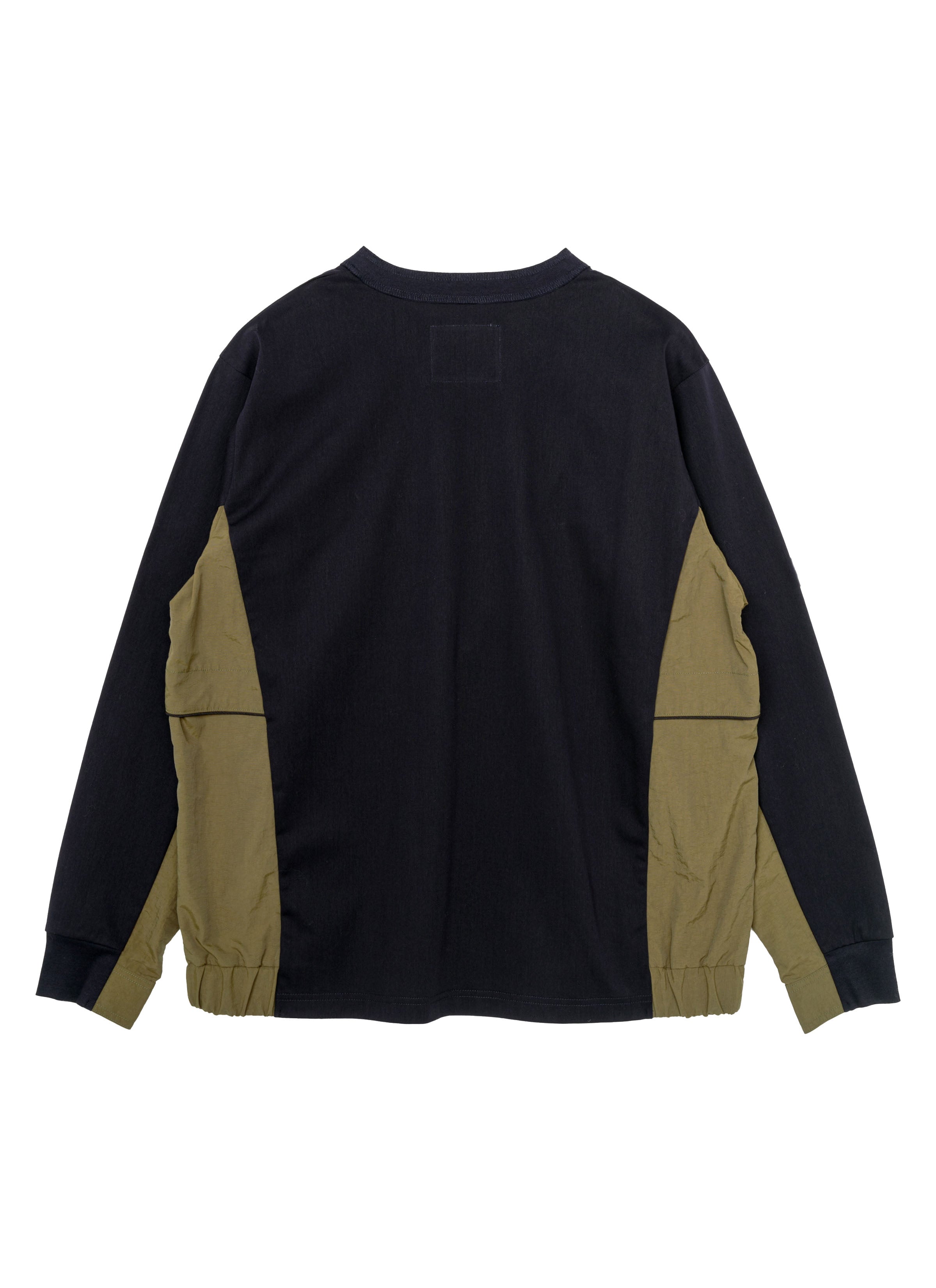 Taslan Nylon x Cotton Jersey L/S T-Shirt