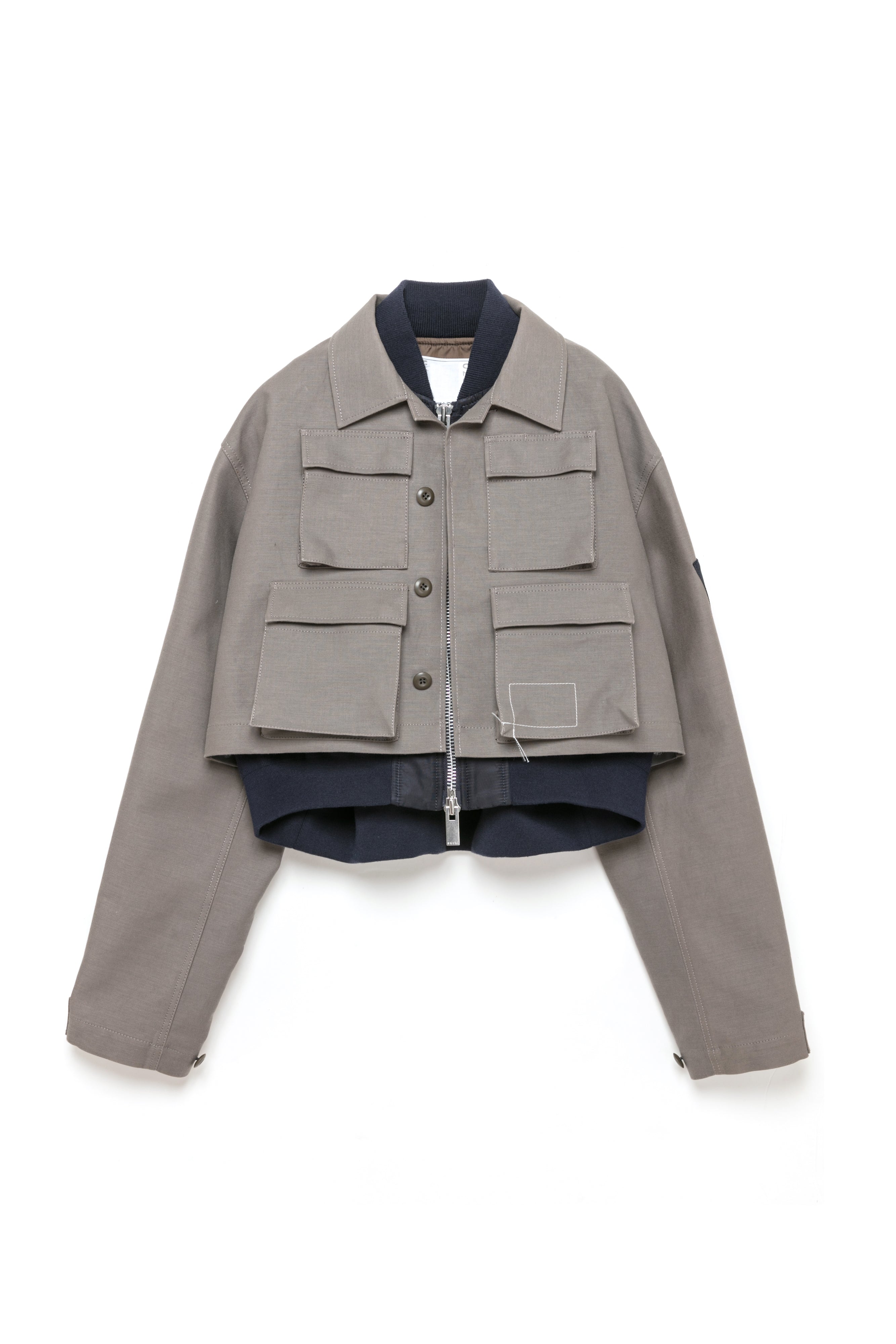 WTAPS Cotton Back Satin x Nylon Twill Jacket