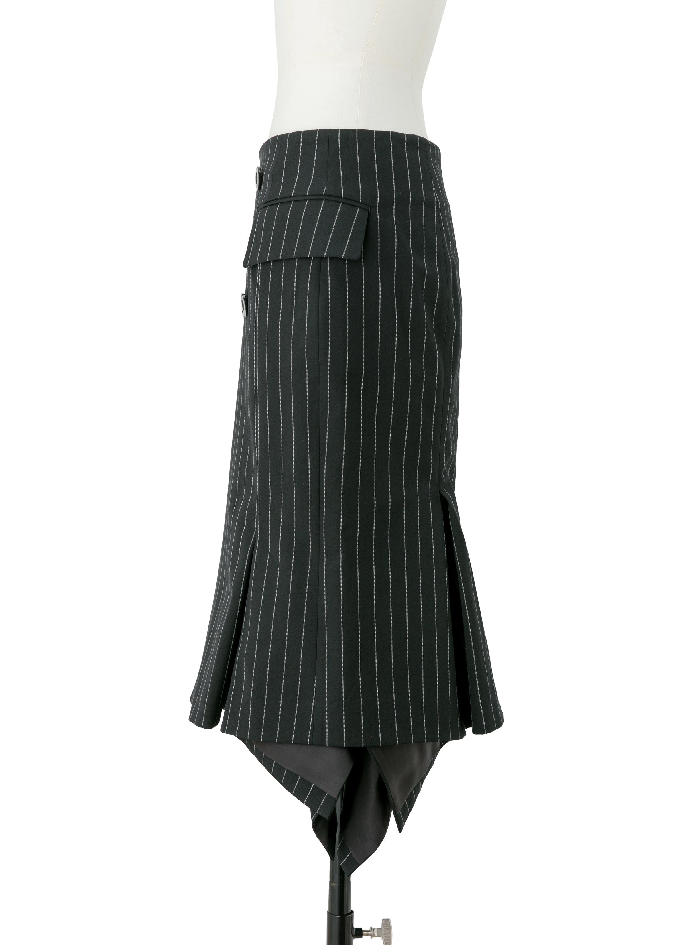 Wool Silk Suiting Skirt