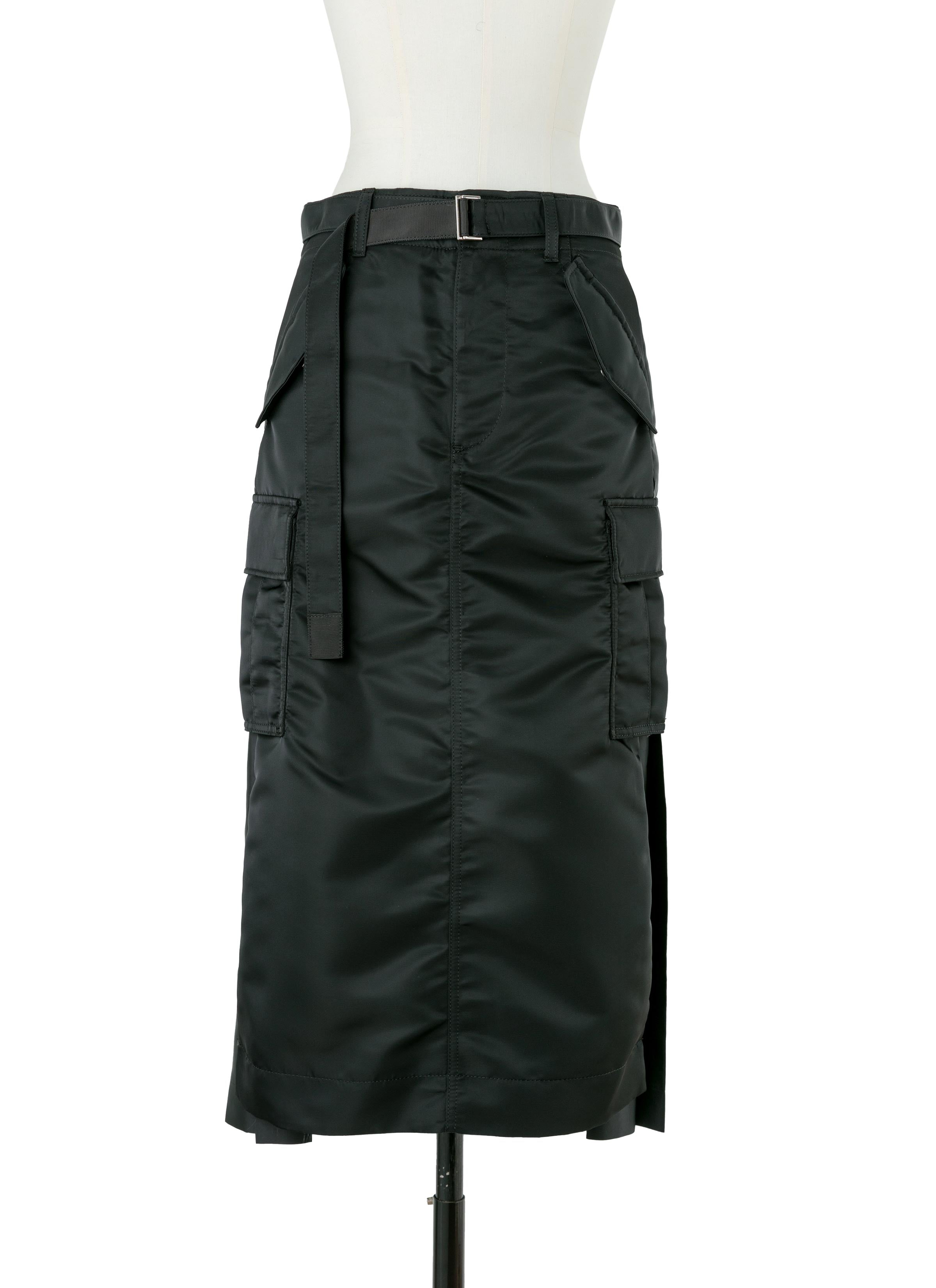 Nylon Twill Skirt