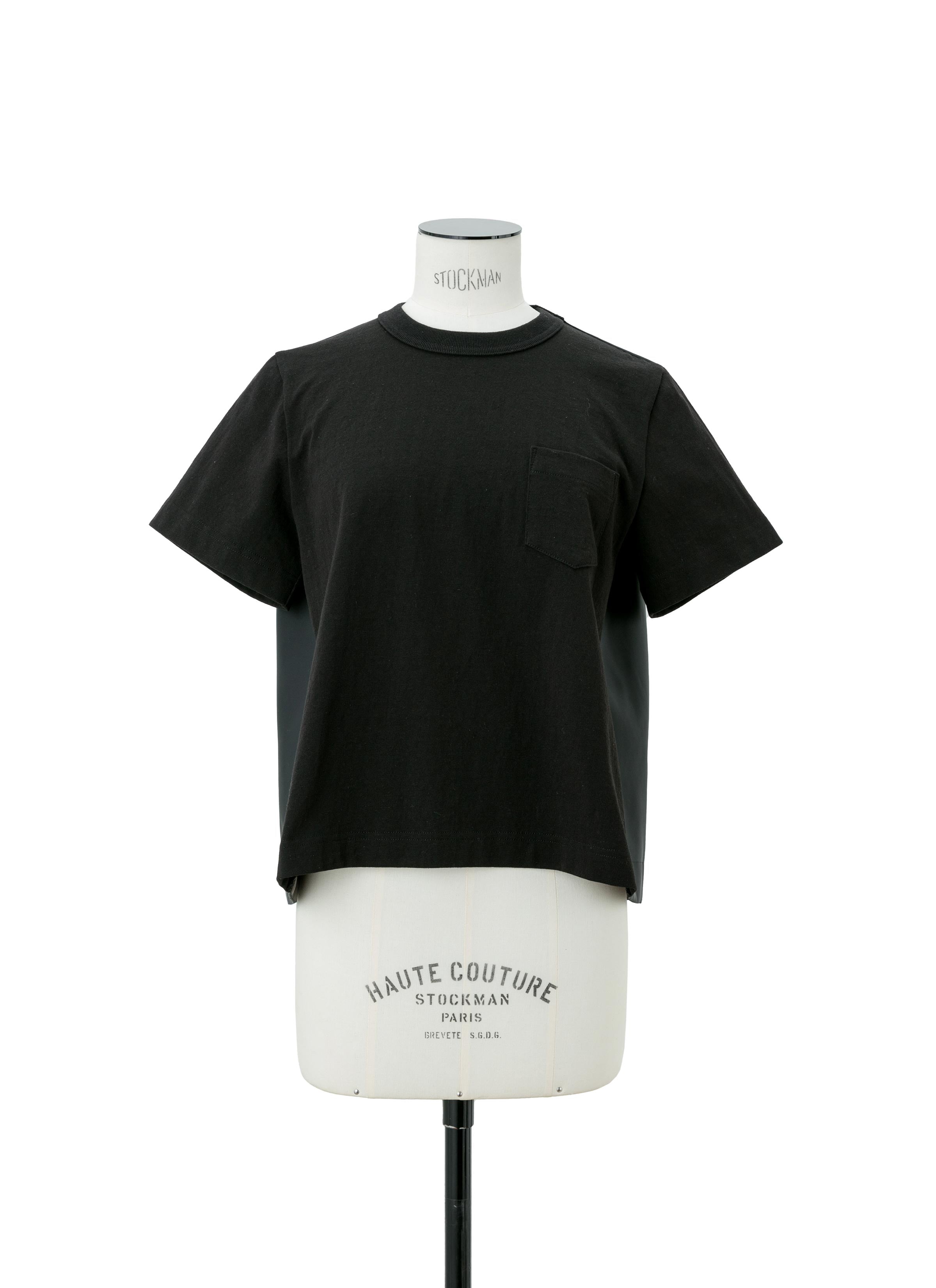 Nylon Twill x Cotton Jersey T-Shirt