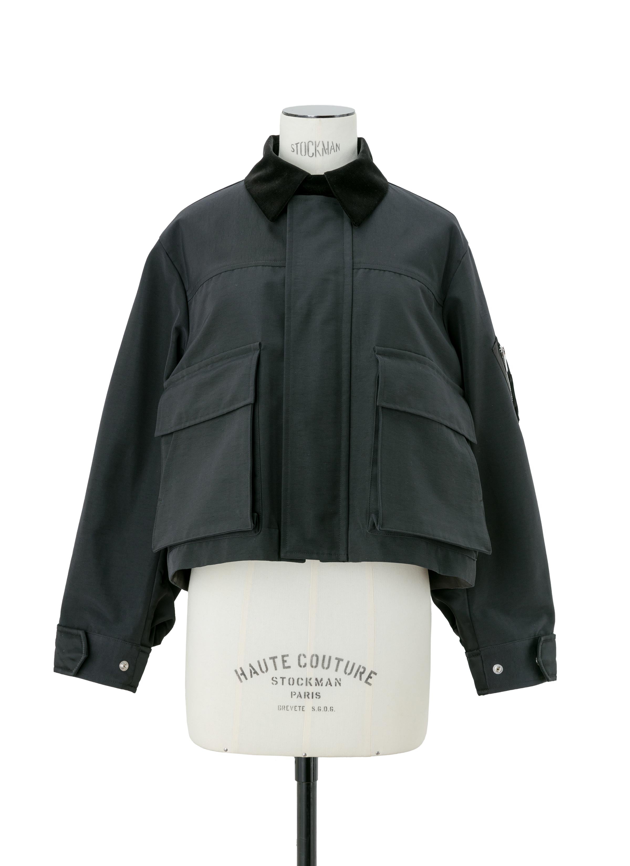 Grosgrain x Nylon Twill Blouson