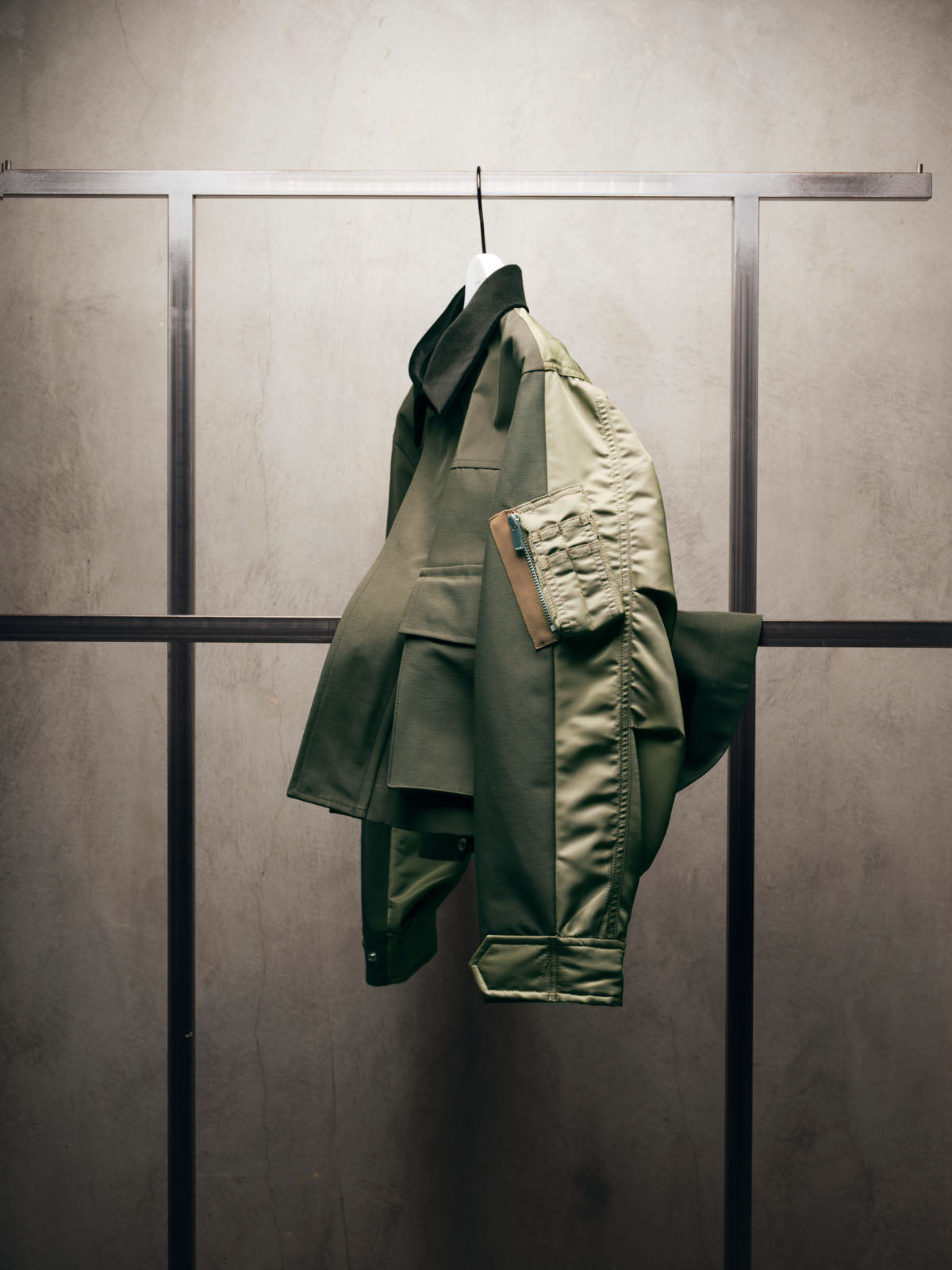 Grosgrain x Nylon Twill Blouson