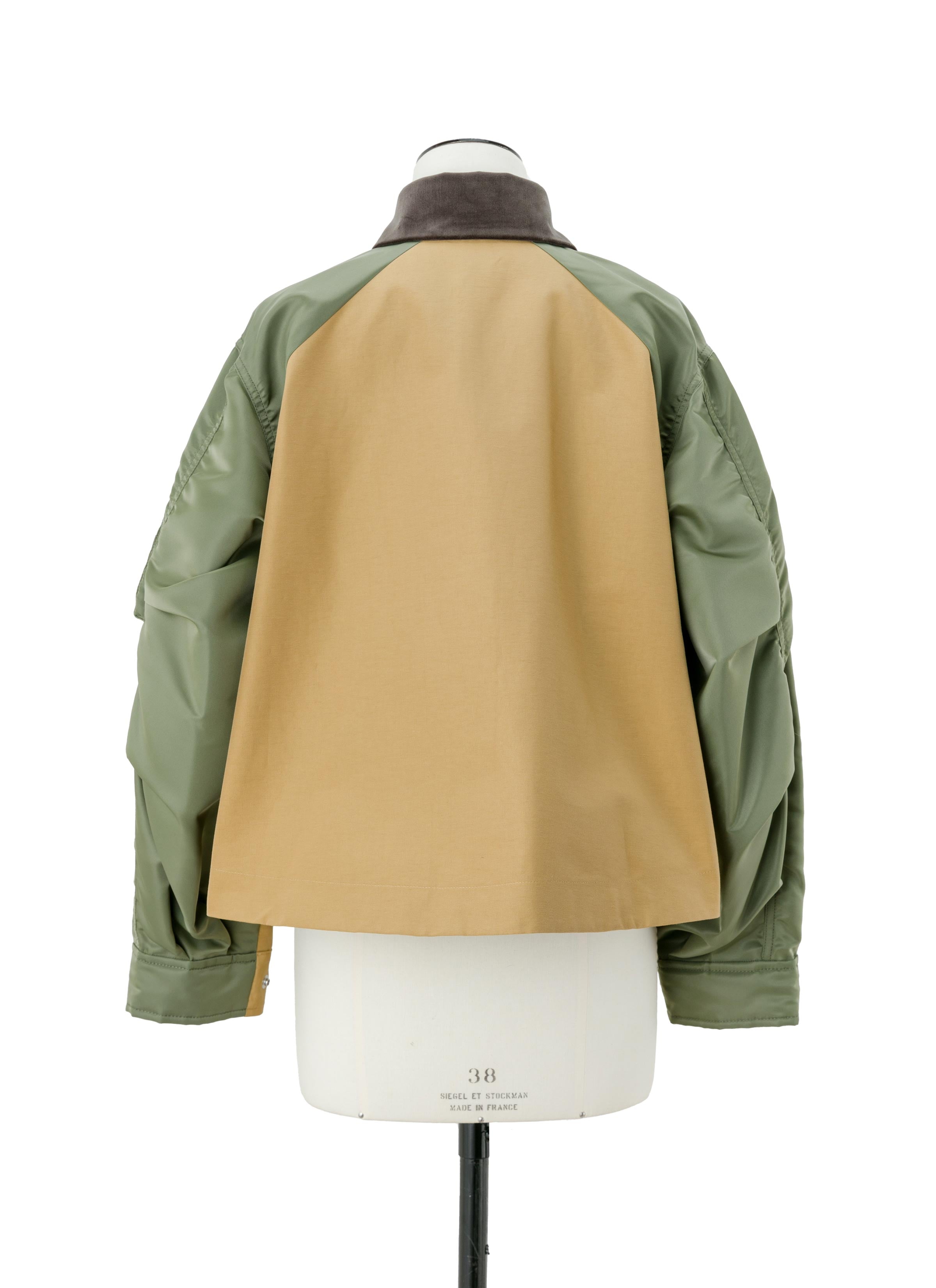 Grosgrain x Nylon Twill Blouson