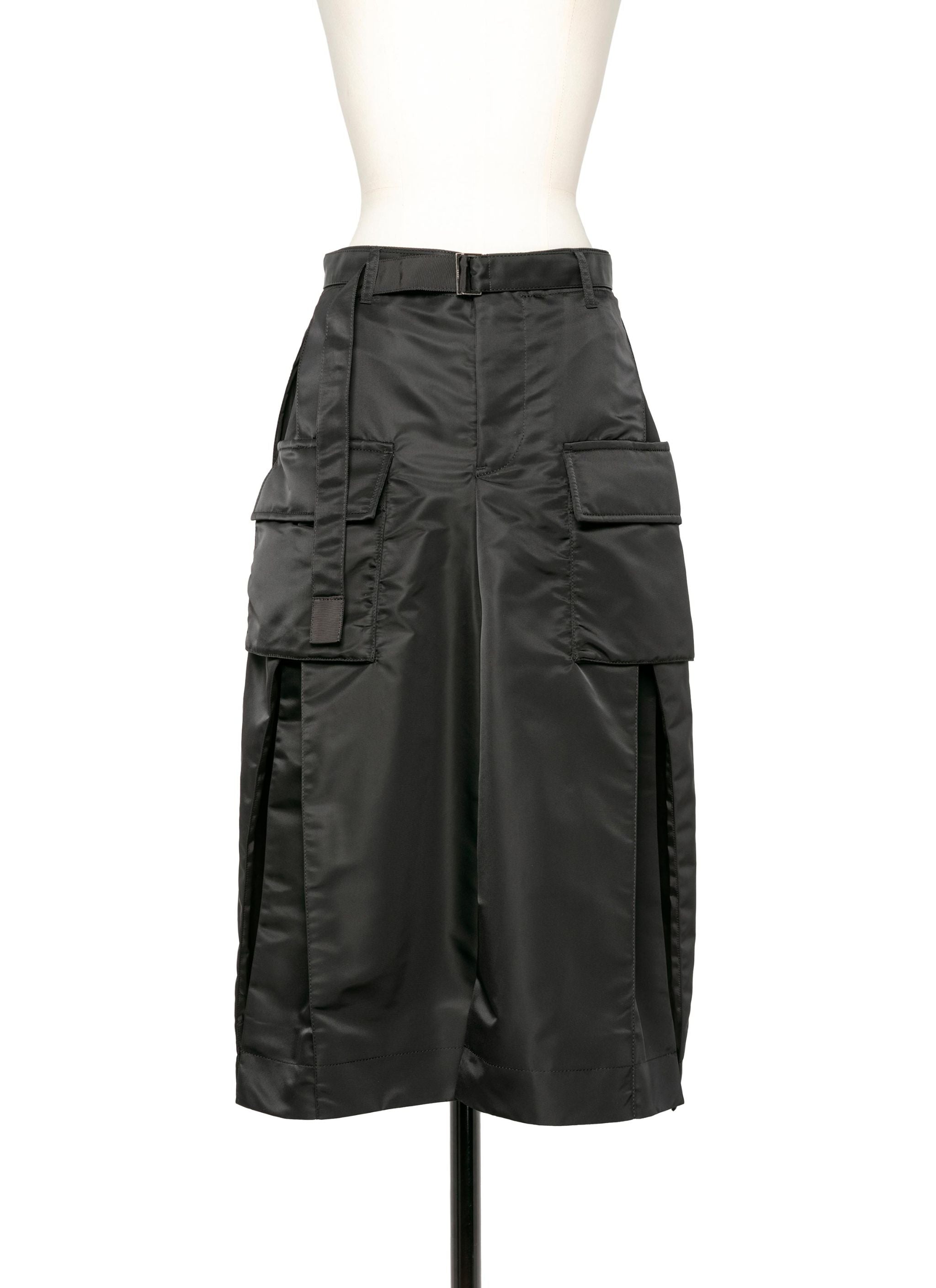 Nylon Twill Skirt