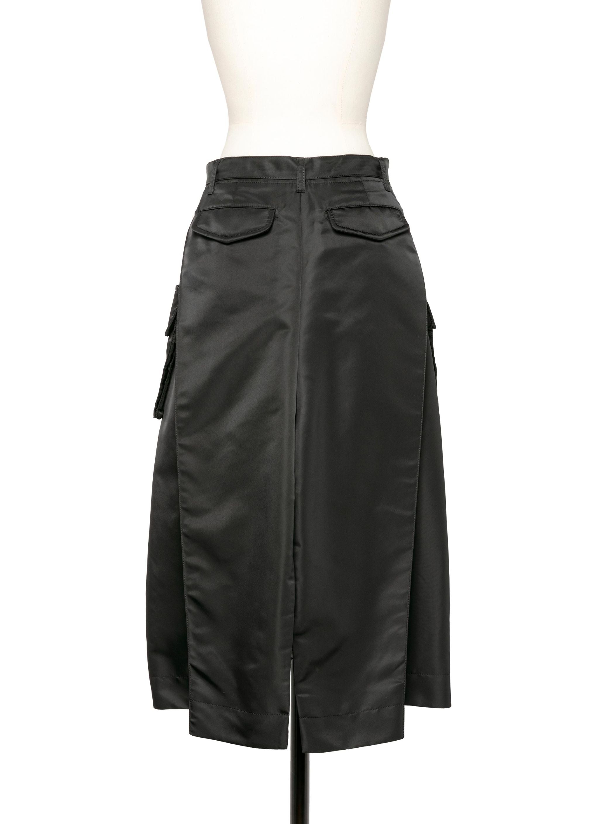 Nylon Twill Skirt