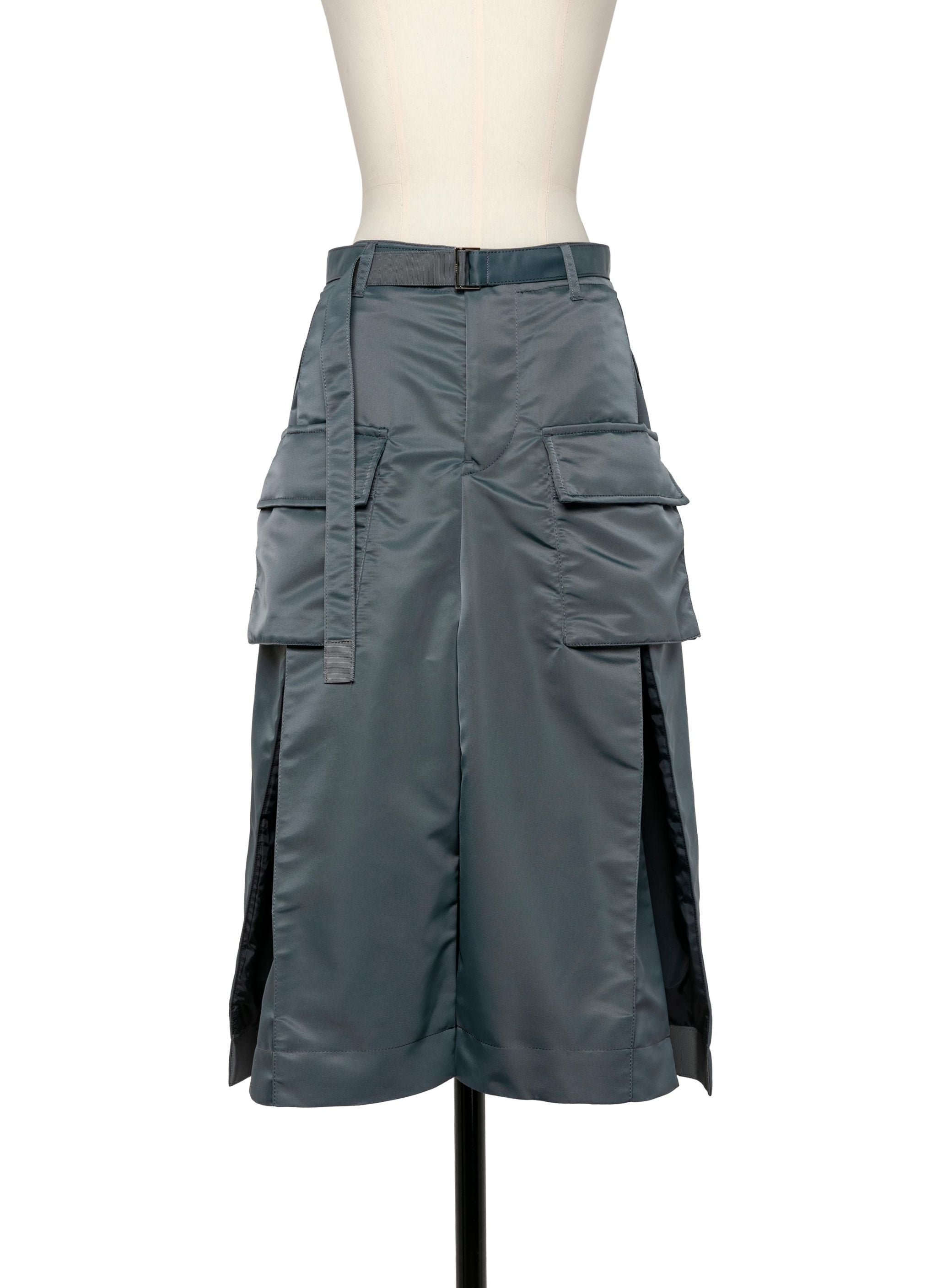 Nylon Twill Skirt