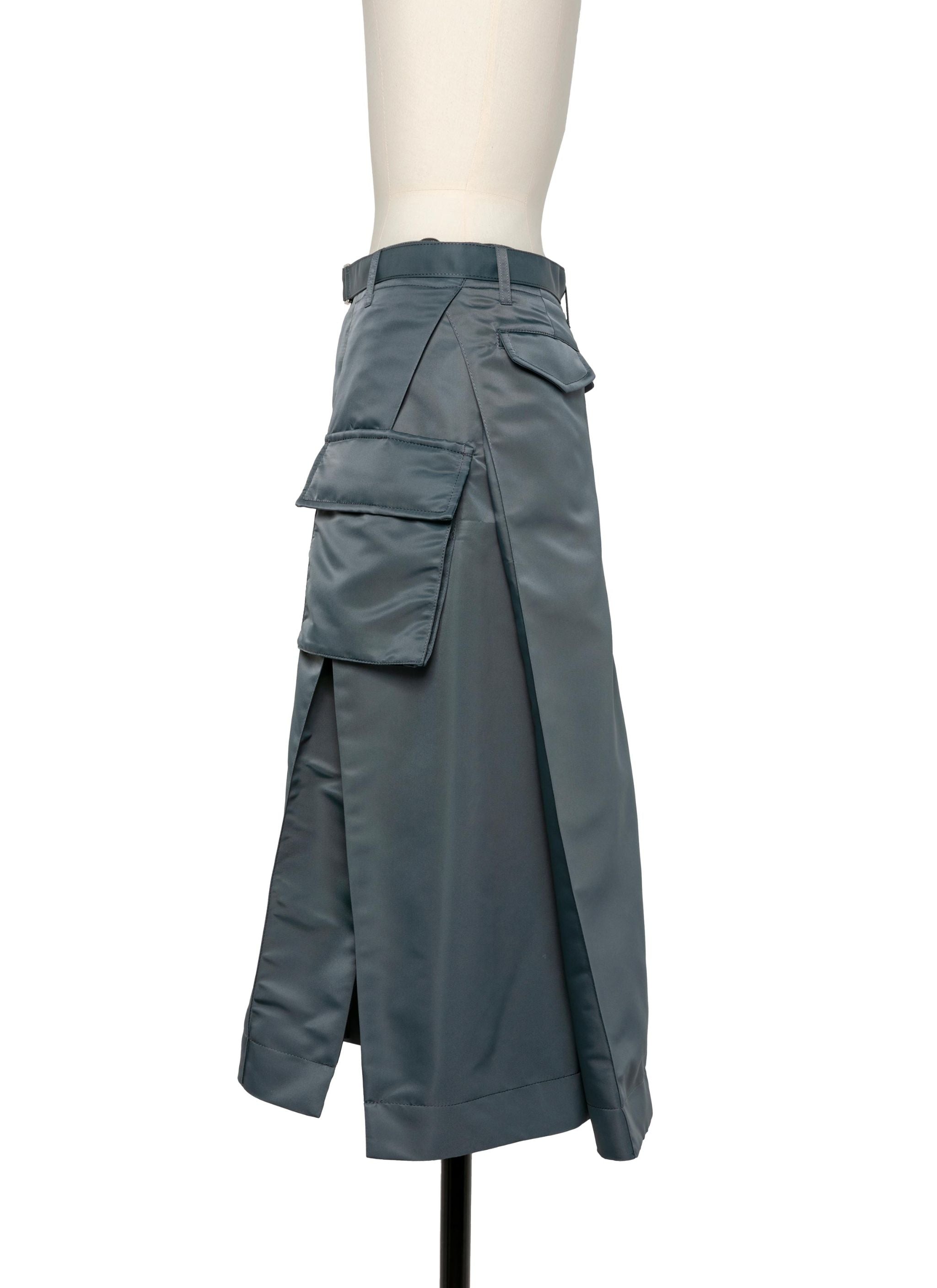 Nylon Twill Skirt