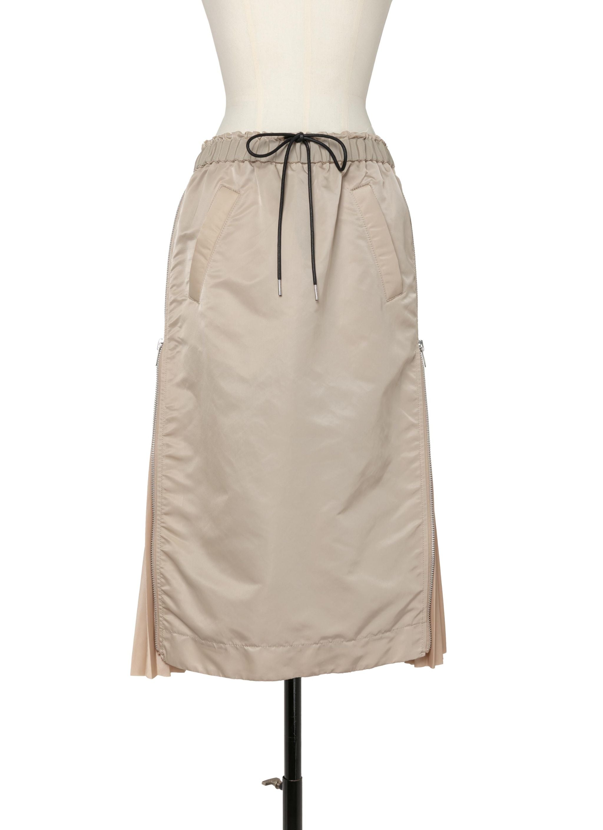 Nylon Twill Skirt