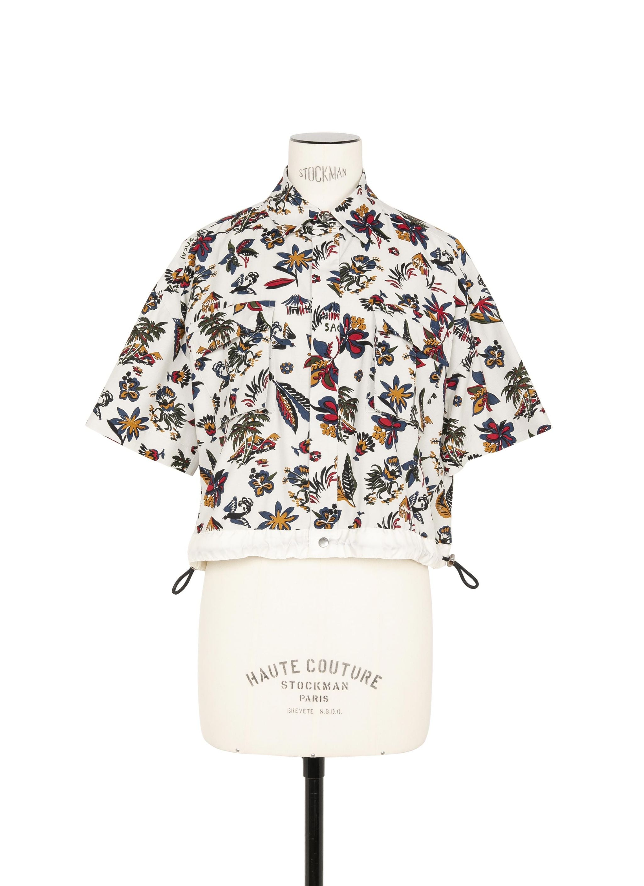 Car Race / Tropical Print Shirt