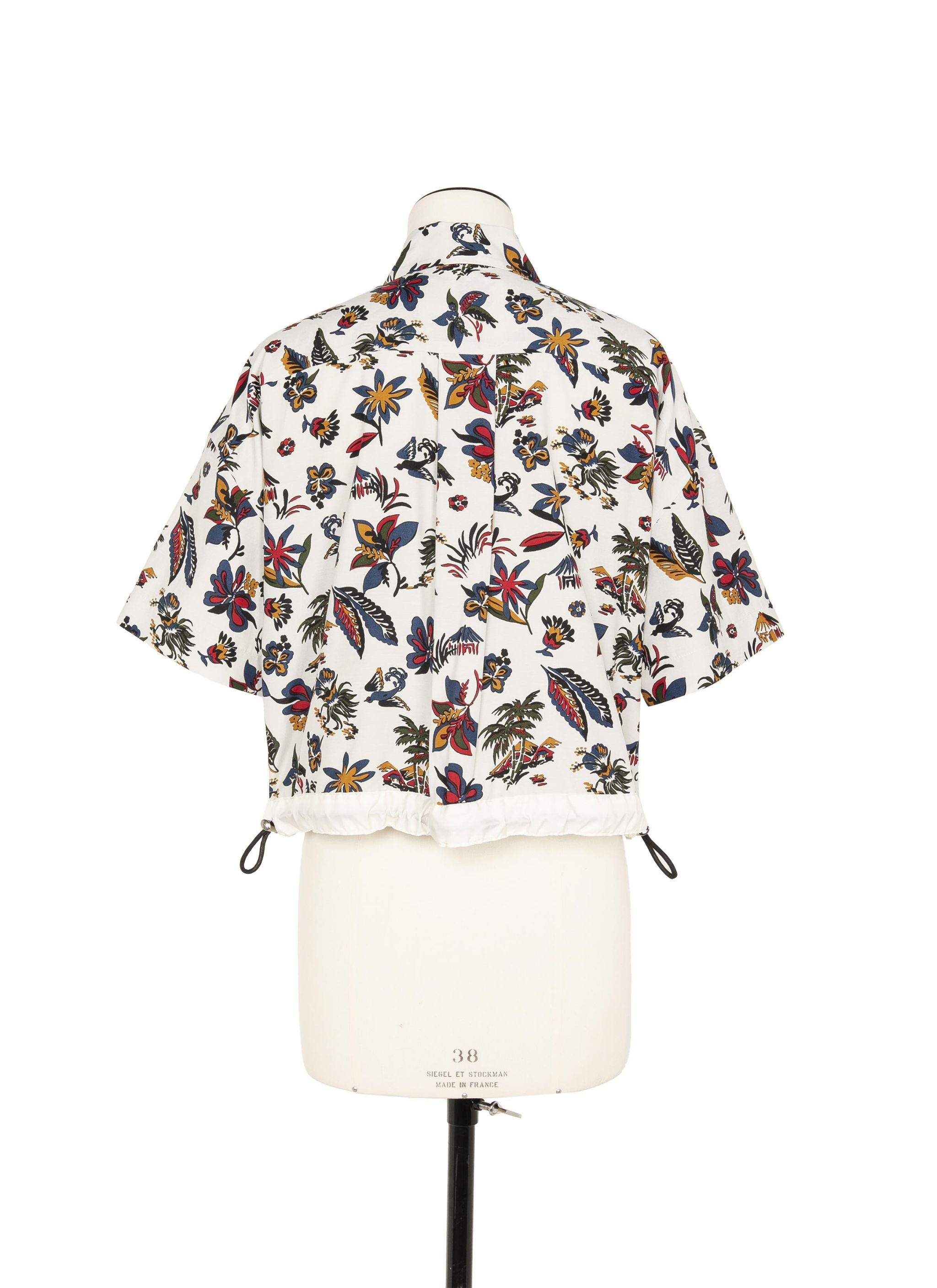 Car Race / Tropical Print Shirt