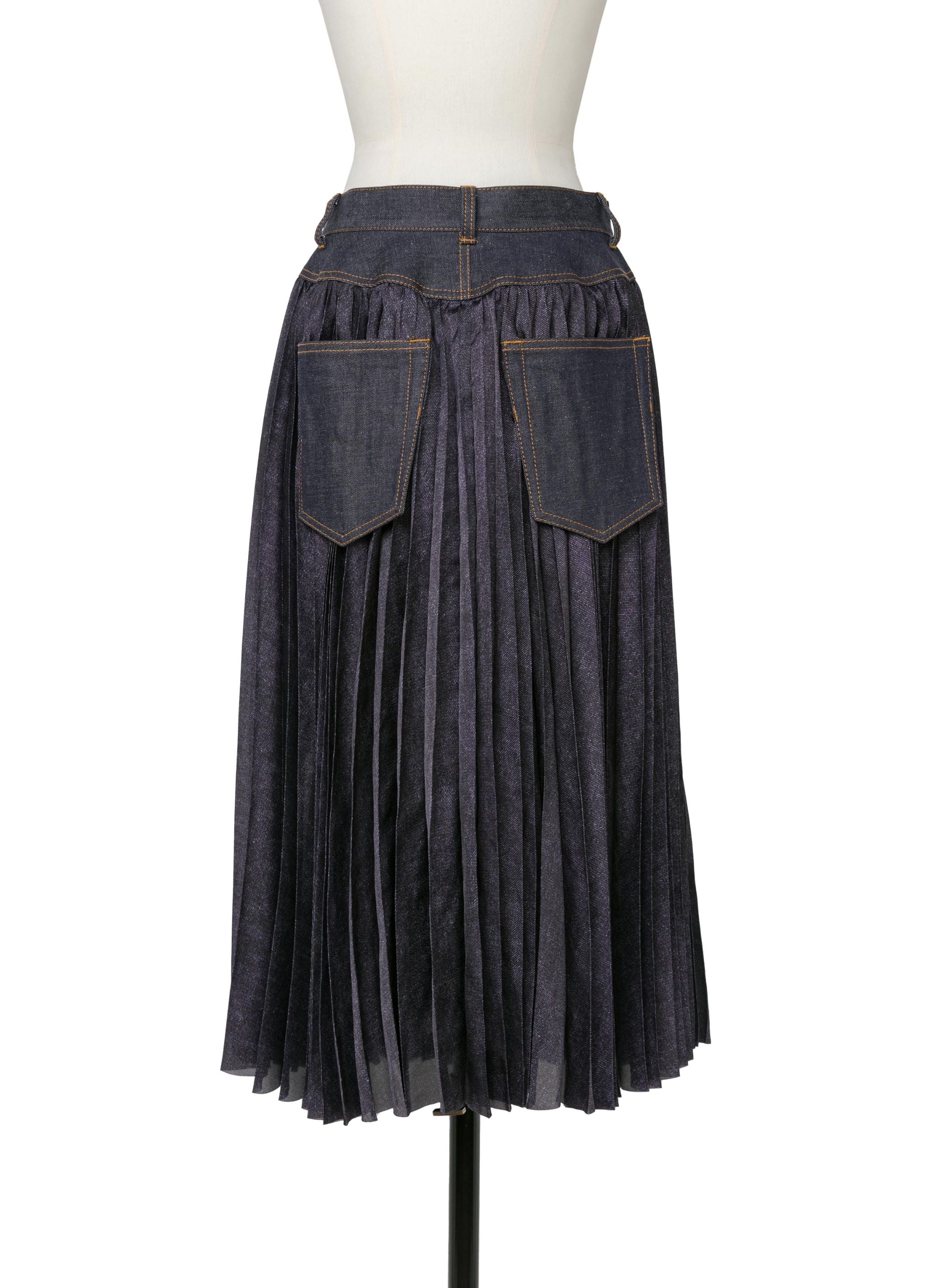 Denim Mix Skirt