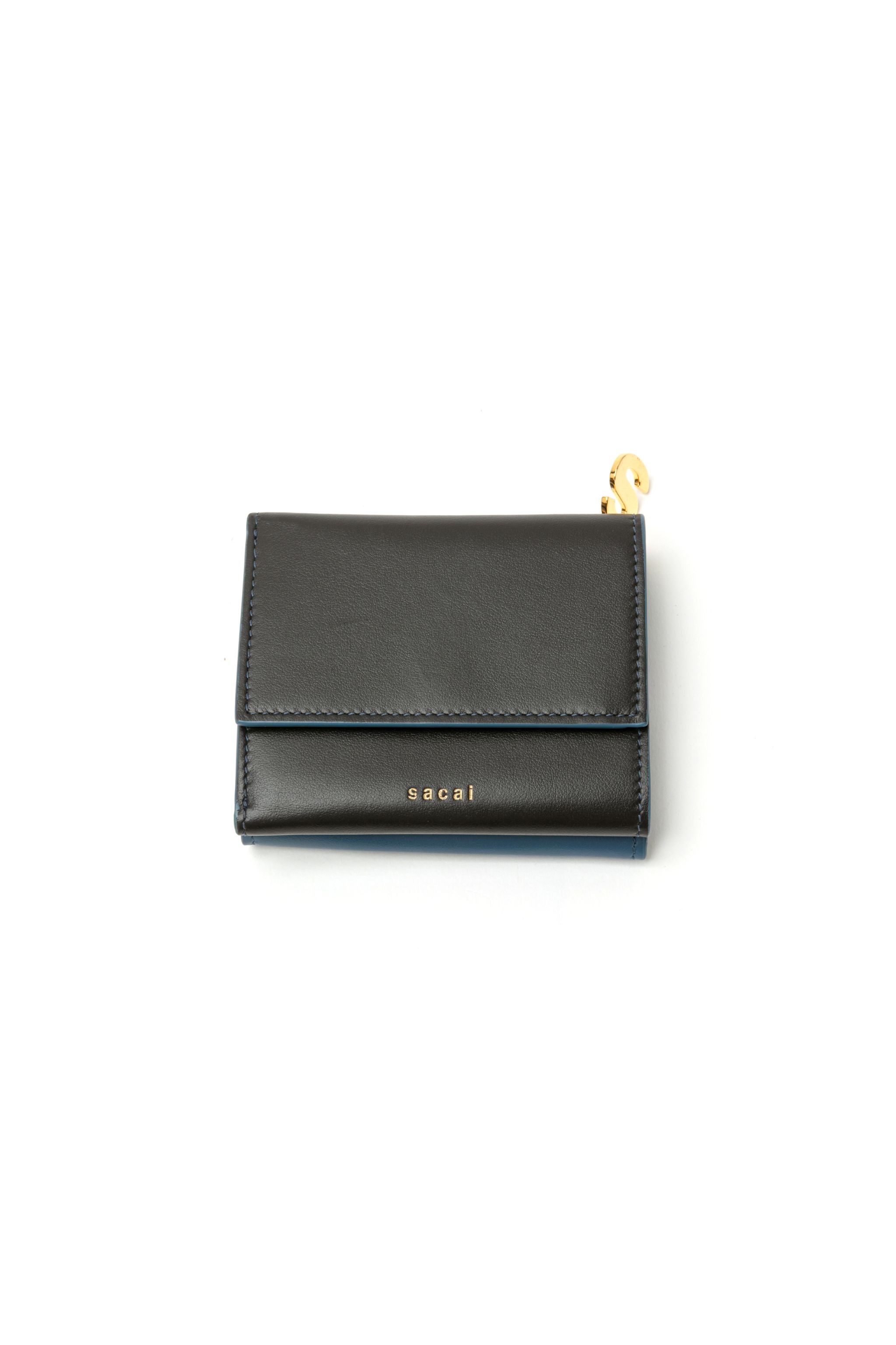 Bicolor Trifold Wallet