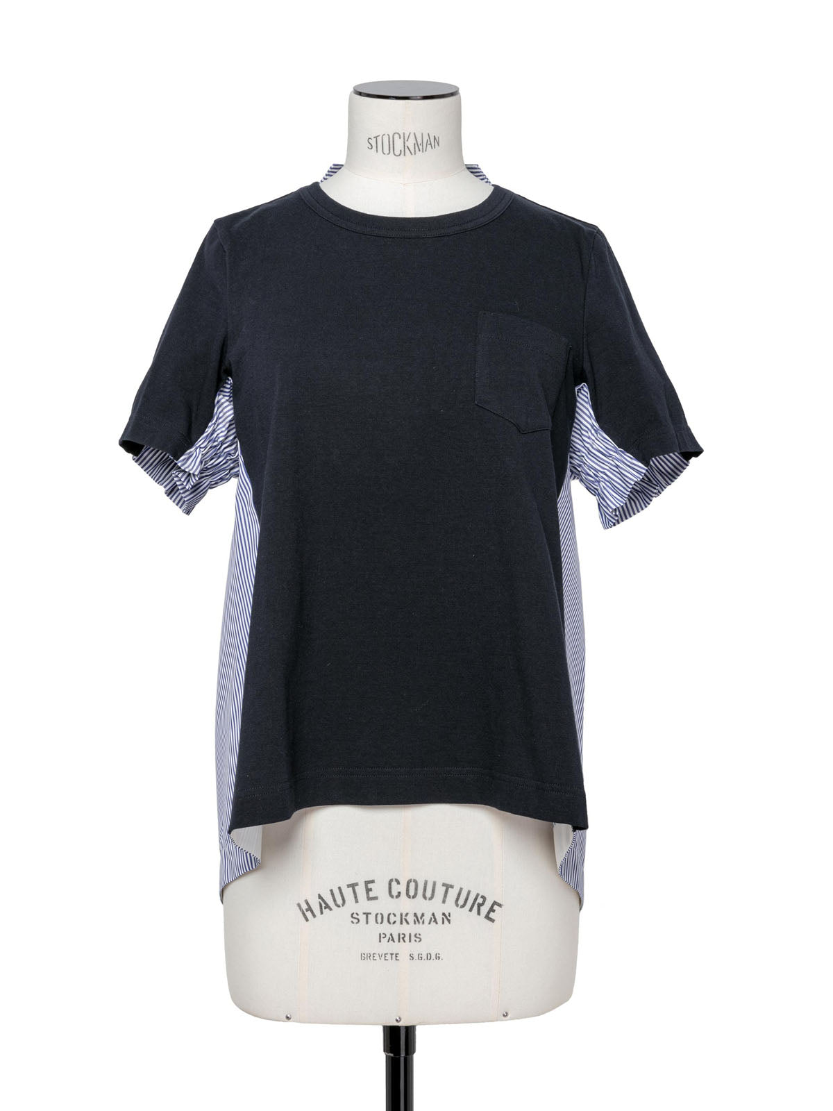 Cotton Poplin x Cotton Jersey T-Shirt