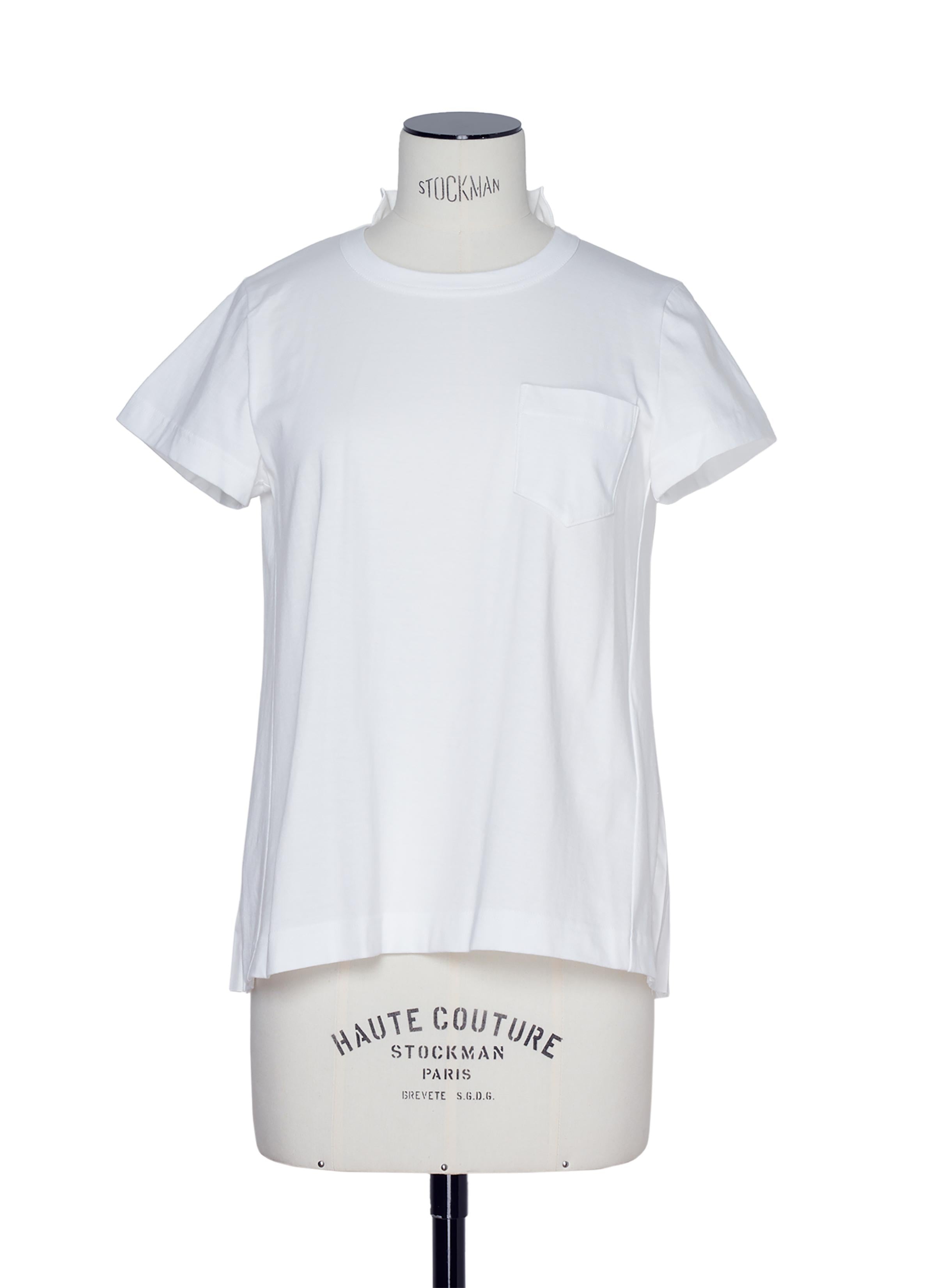 Cotton Poplin x Cotton Jersey T-Shirt