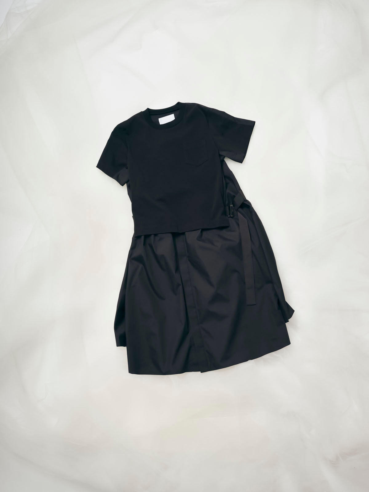 Cotton Poplin x Cotton Jersey Dress