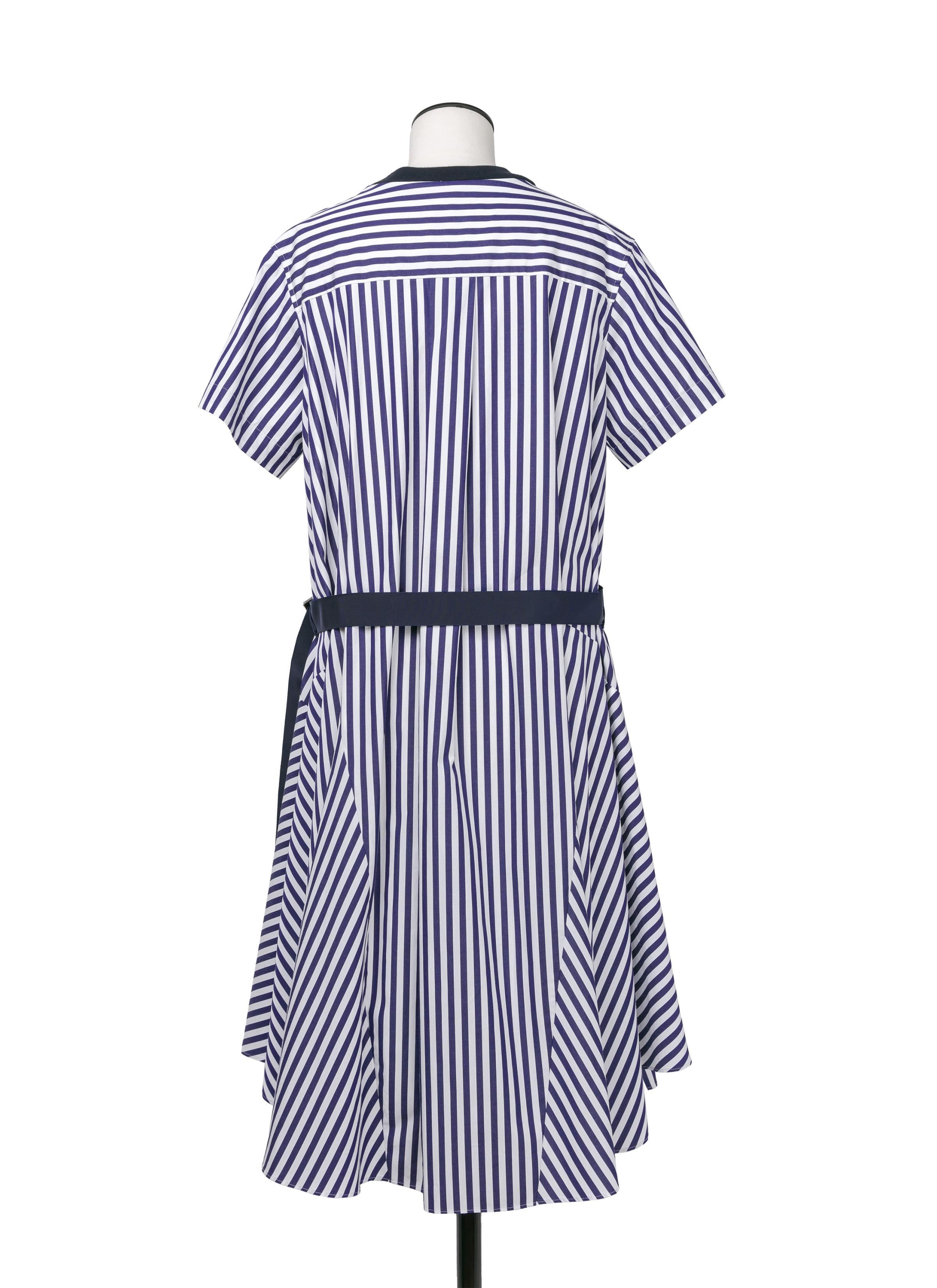 Cotton Poplin x Cotton Jersey Dress